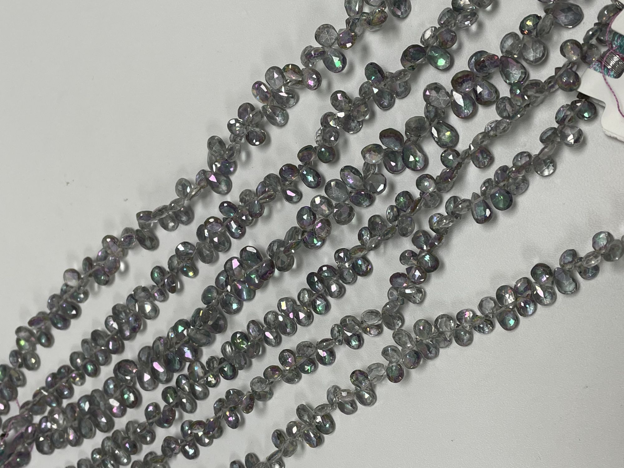 Mystic Topaz Pear Faceted