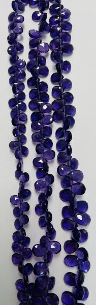 Purple Amethyst Pear Faceted