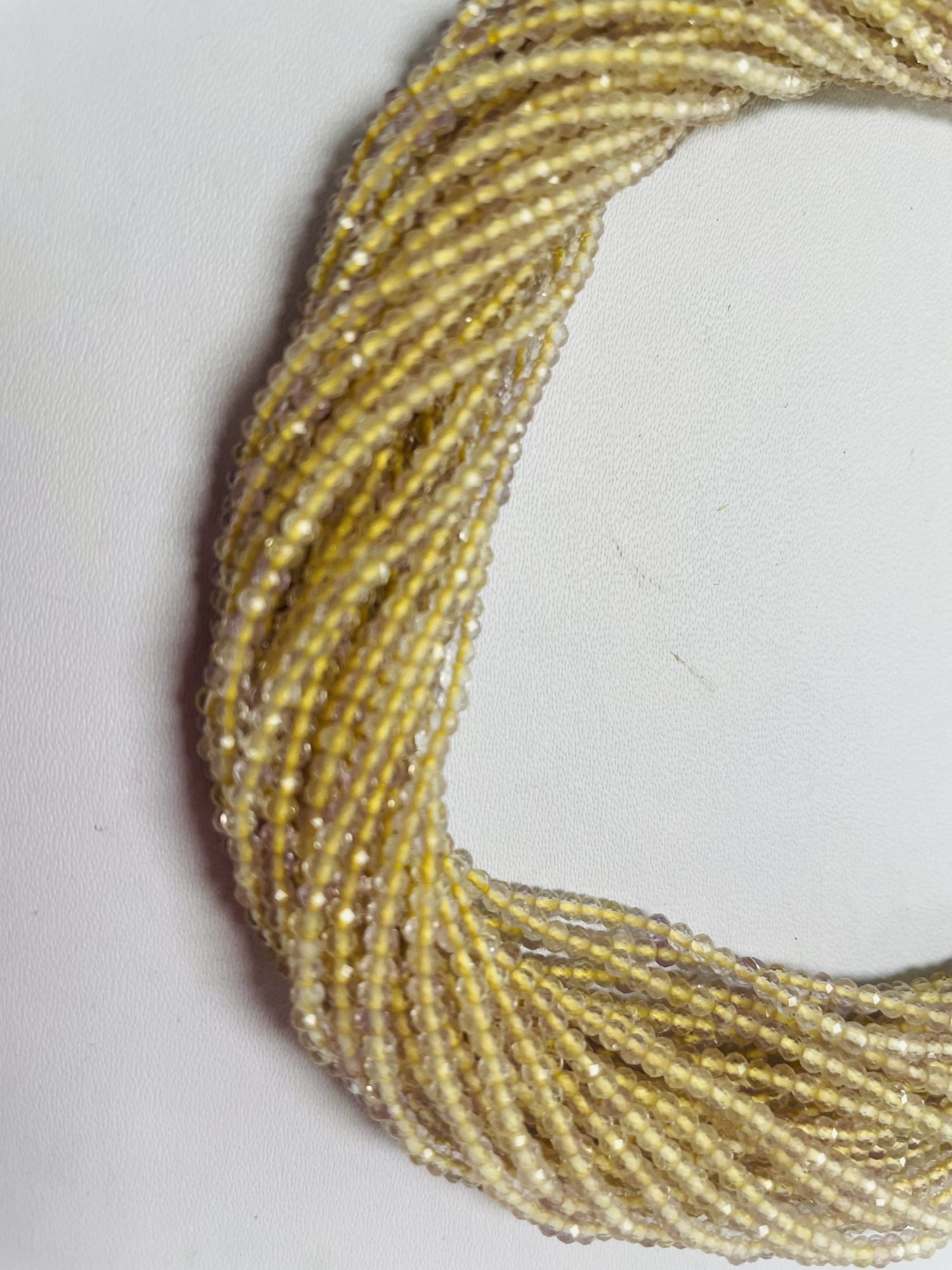 Ametrine Rondelle Facted
