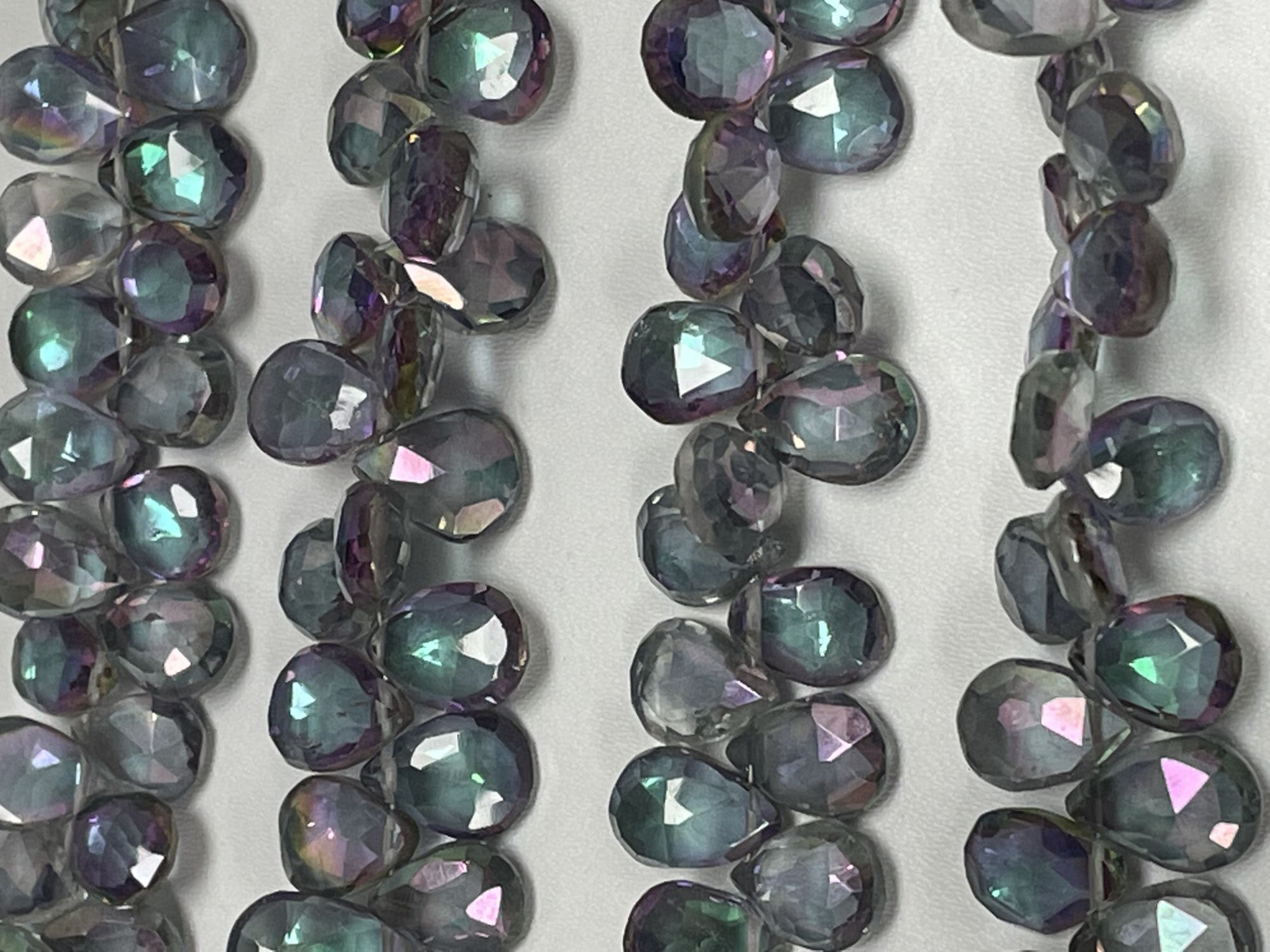 Mystic Topaz Pear Faceted