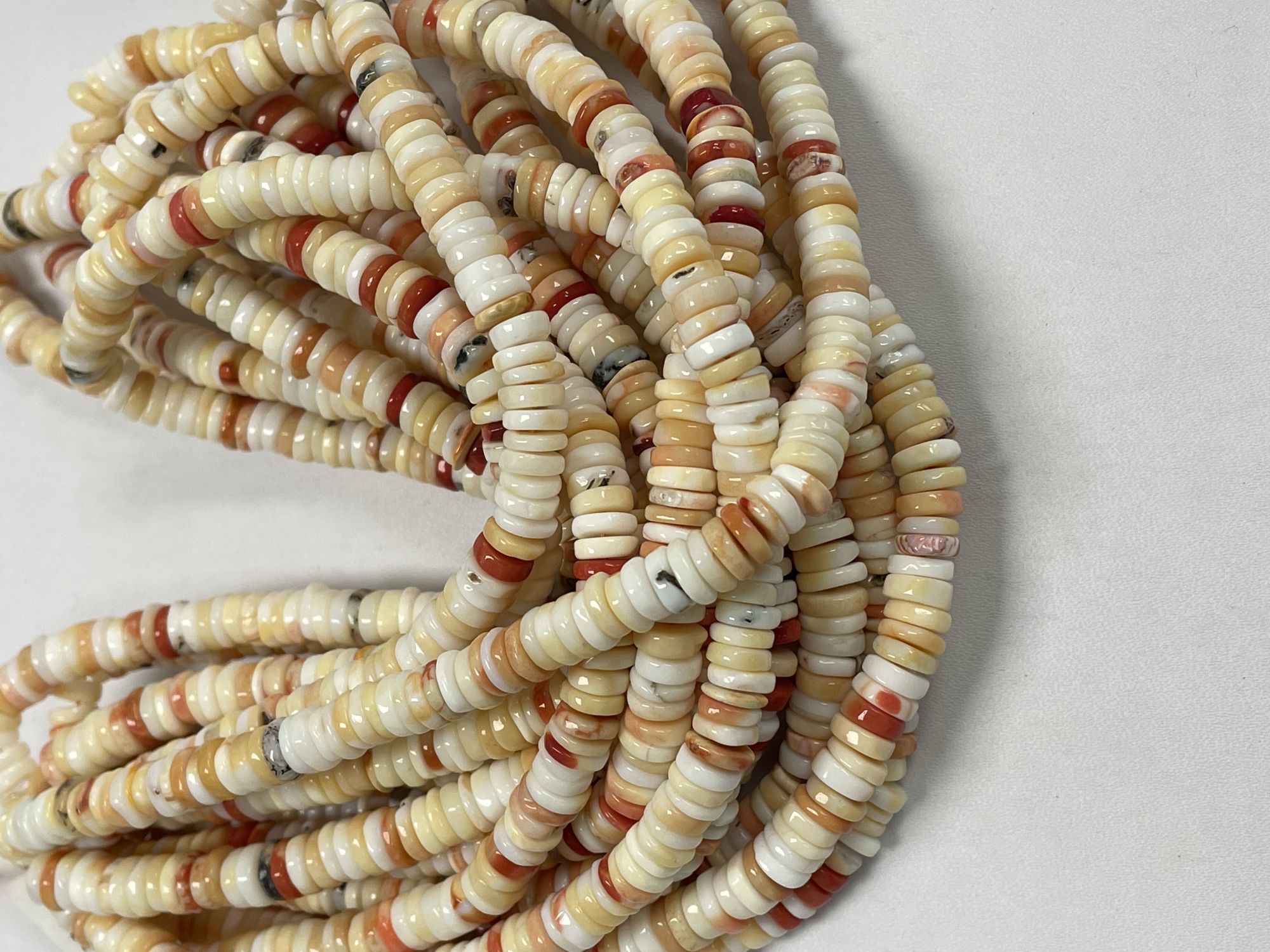 Shaded Orange Opal Tire Faceted