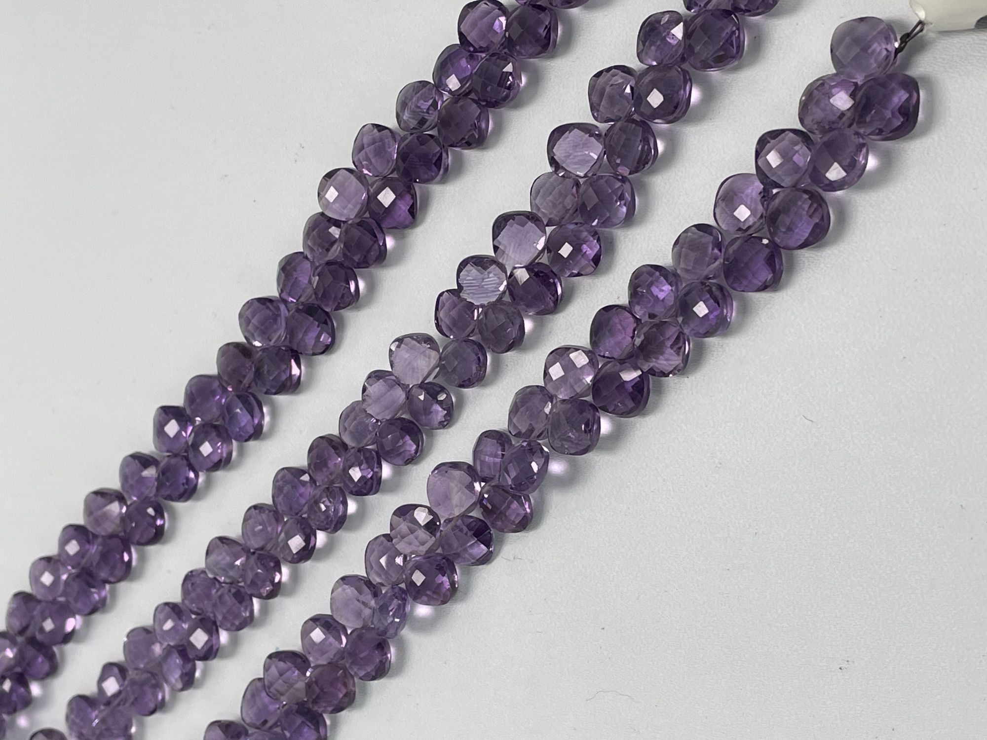 Purple Amethyst Cushion Faceted