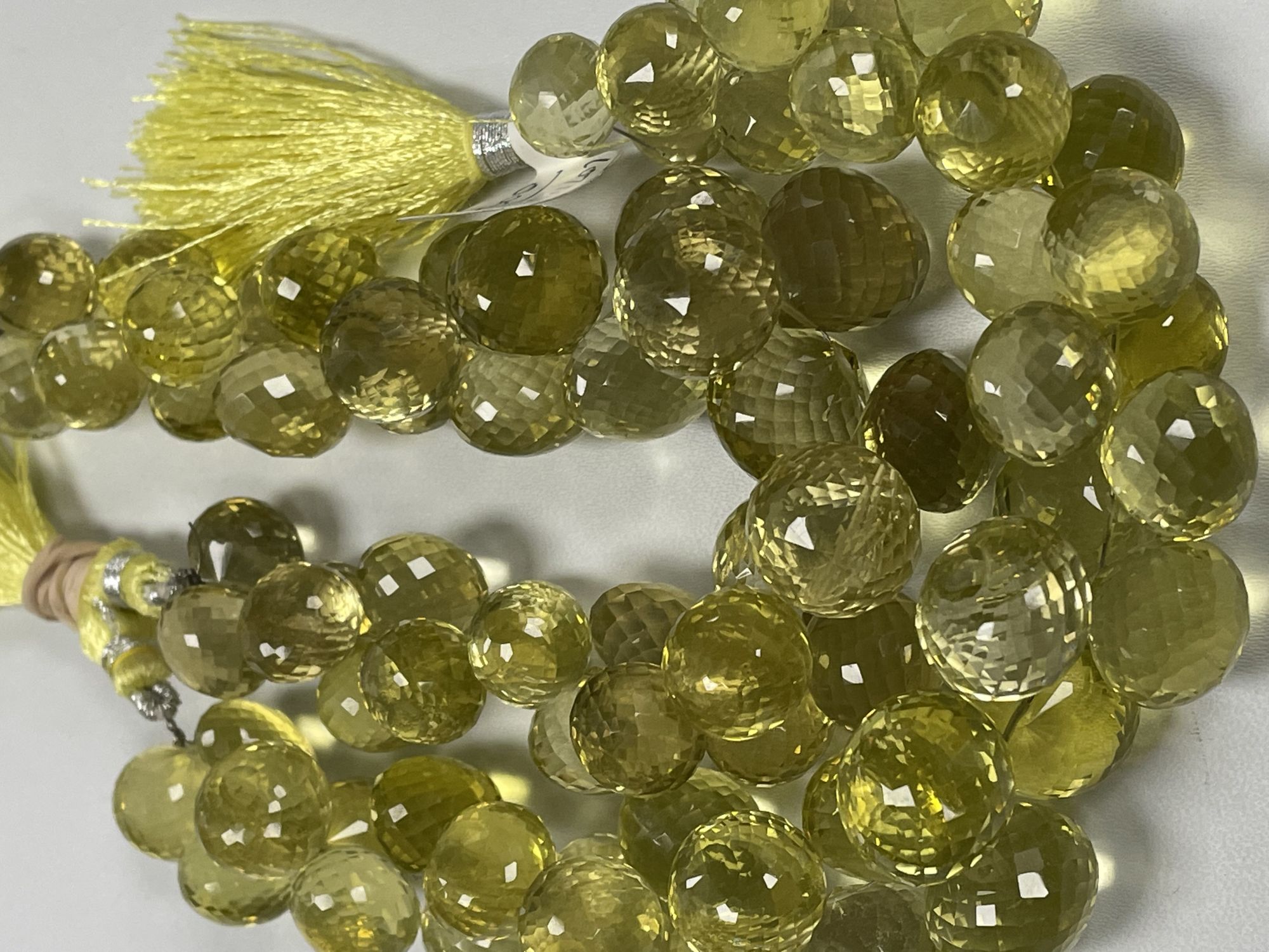 Lemon Quartz Onion Faceted