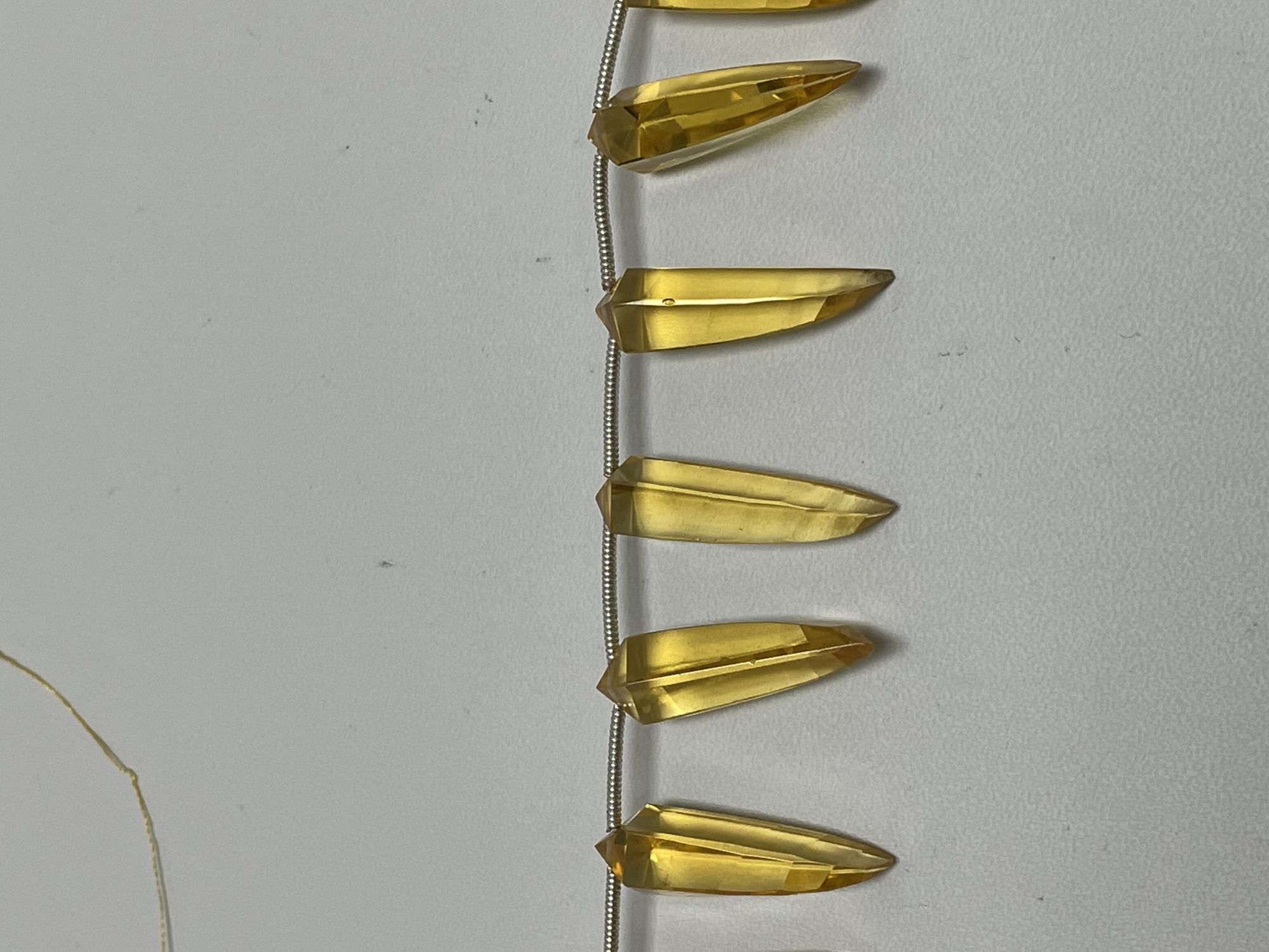 Yellow Hydro Quartz Okra Faceted