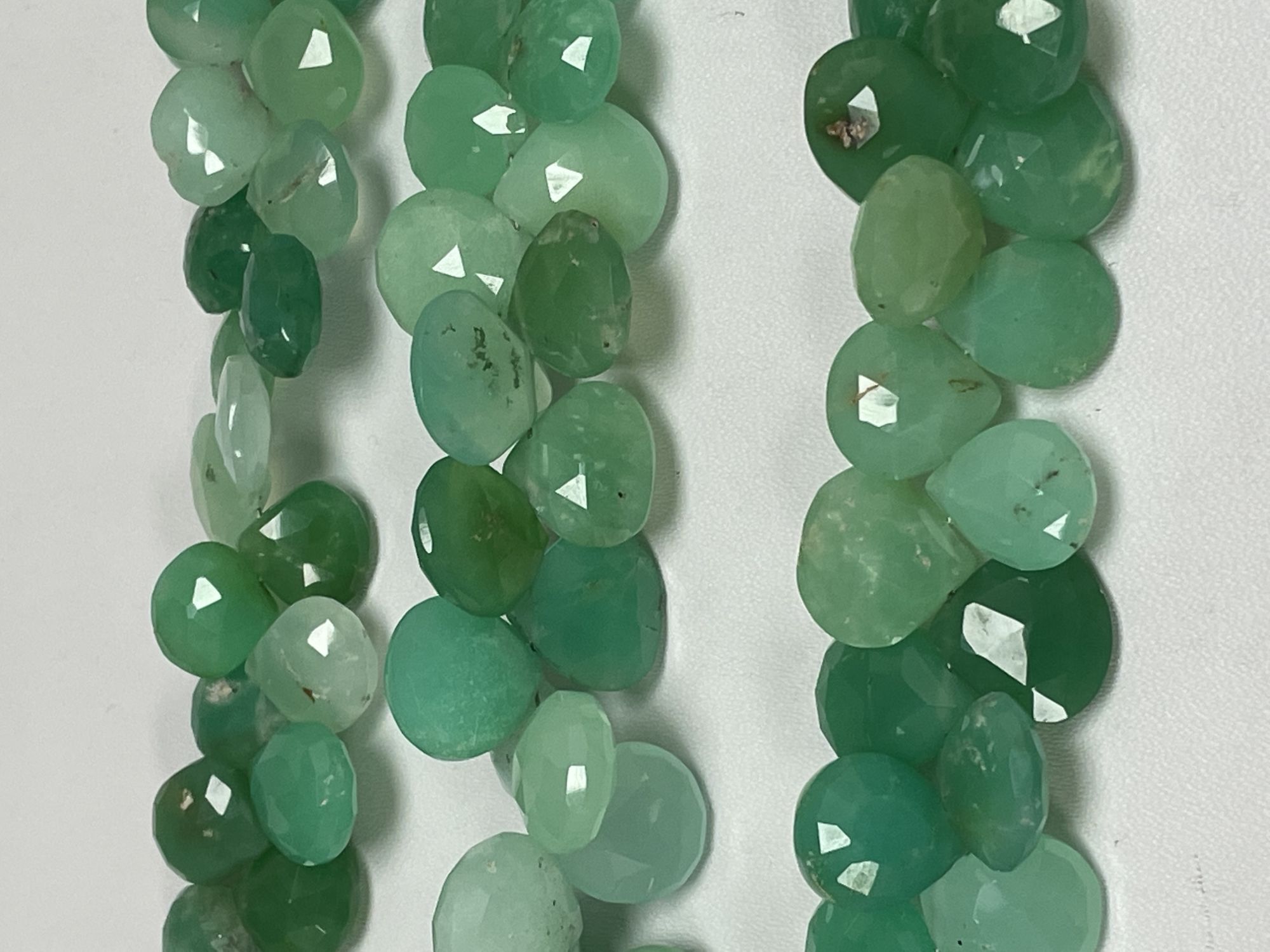 Chrysoprase Heart Faceted