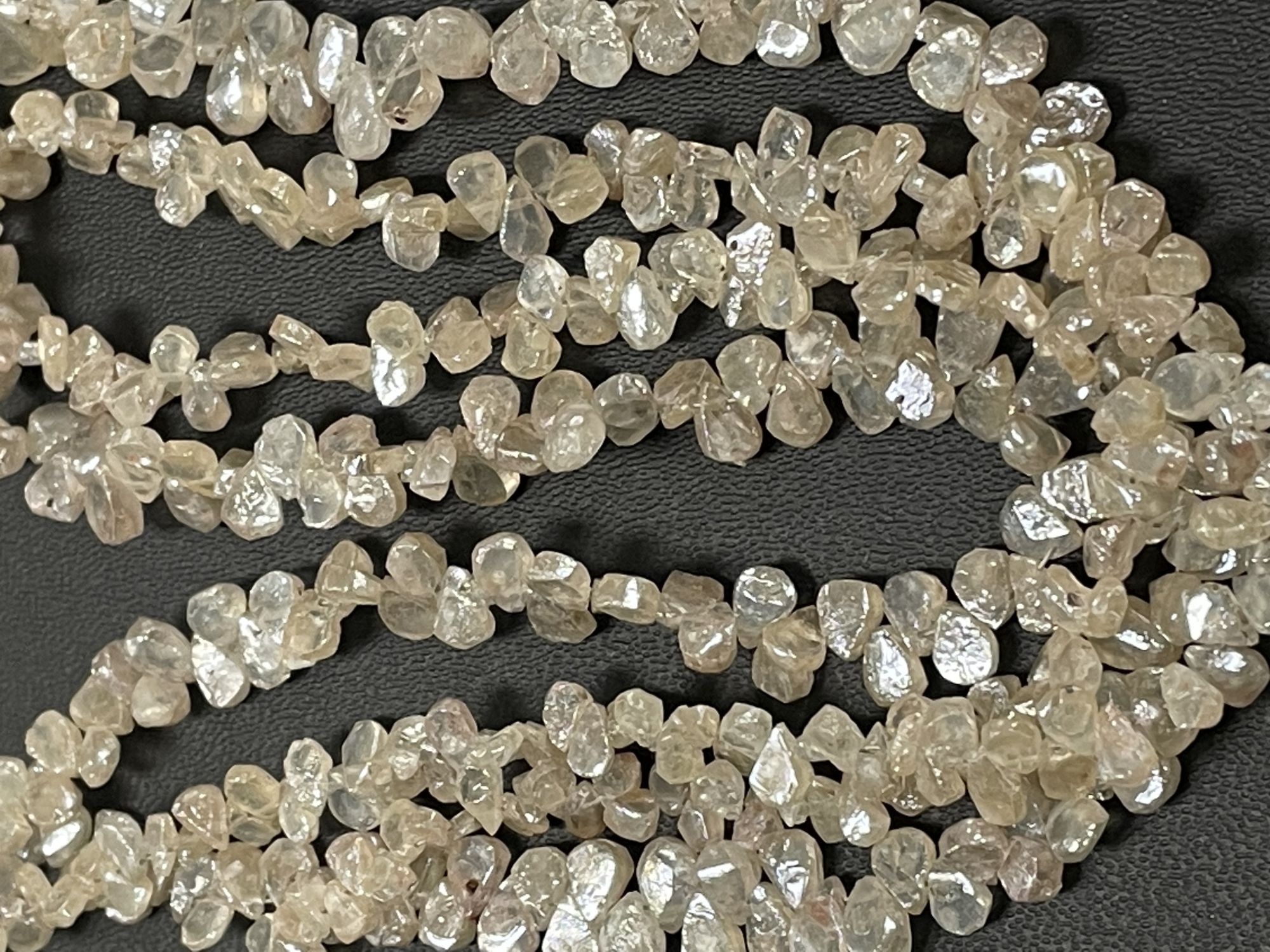 Zircon Pear Organic Cut Faceted