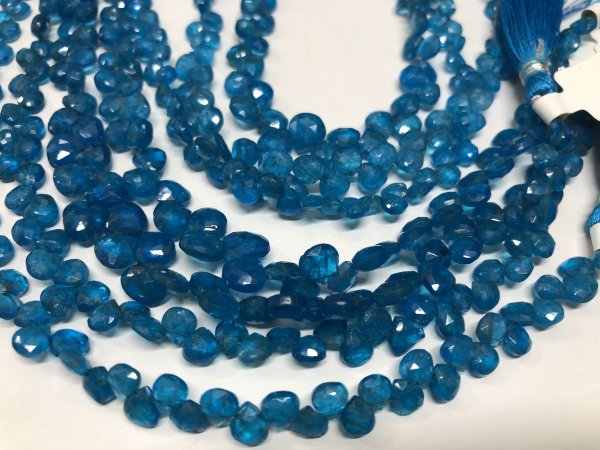 Apatite Hearts Faceted
