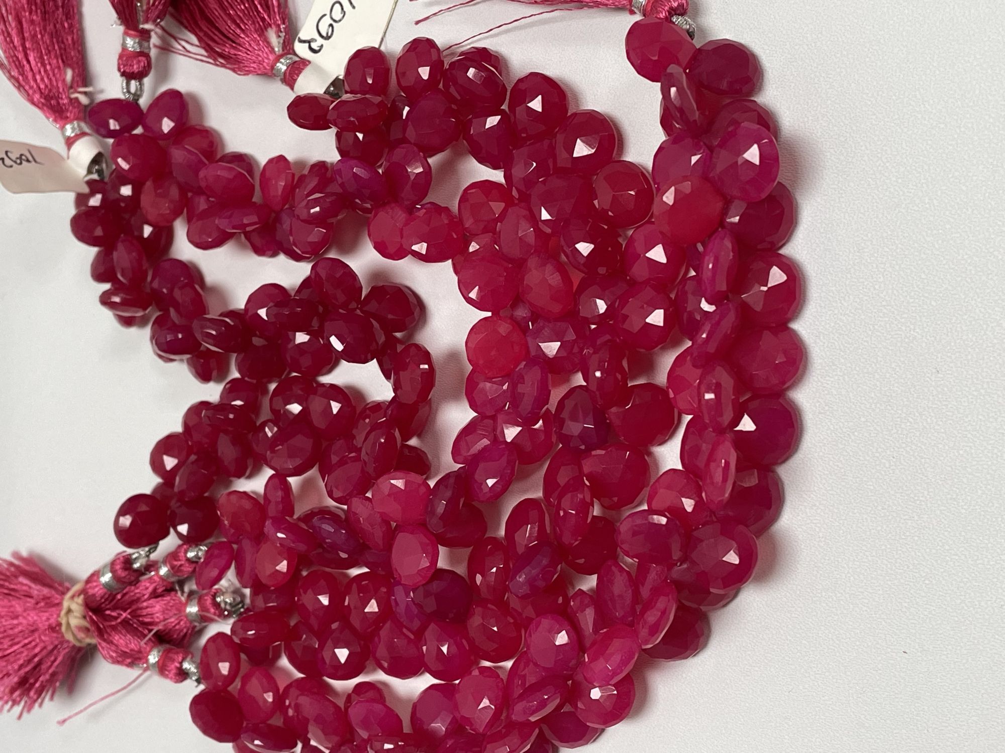 Chalcedony Heart Faceted