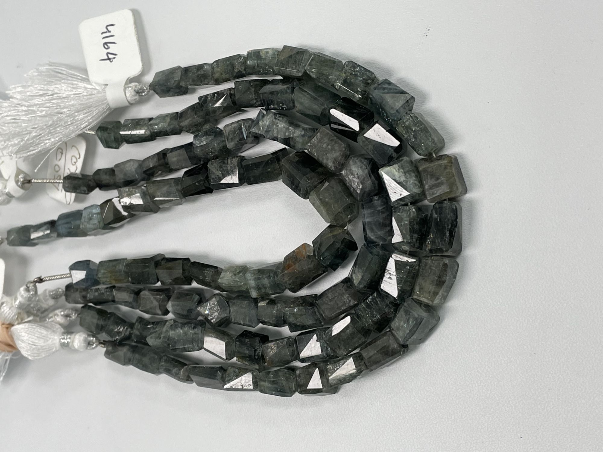 Moss Aquamarine Nugget Faceted