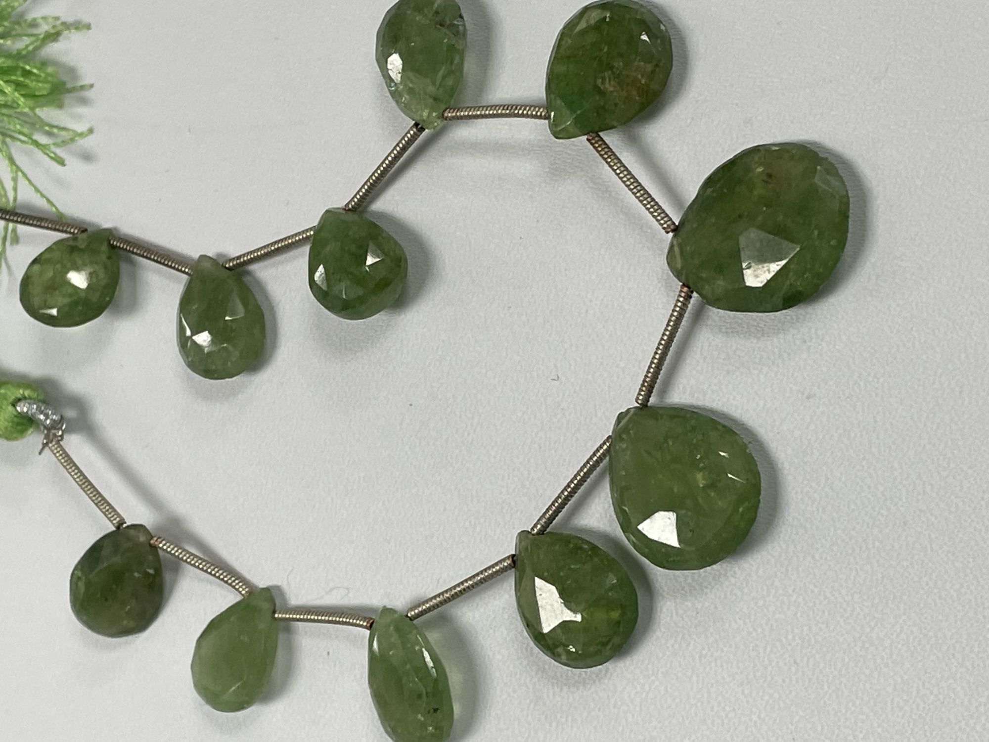 Grossular Garnet Pear Faceted