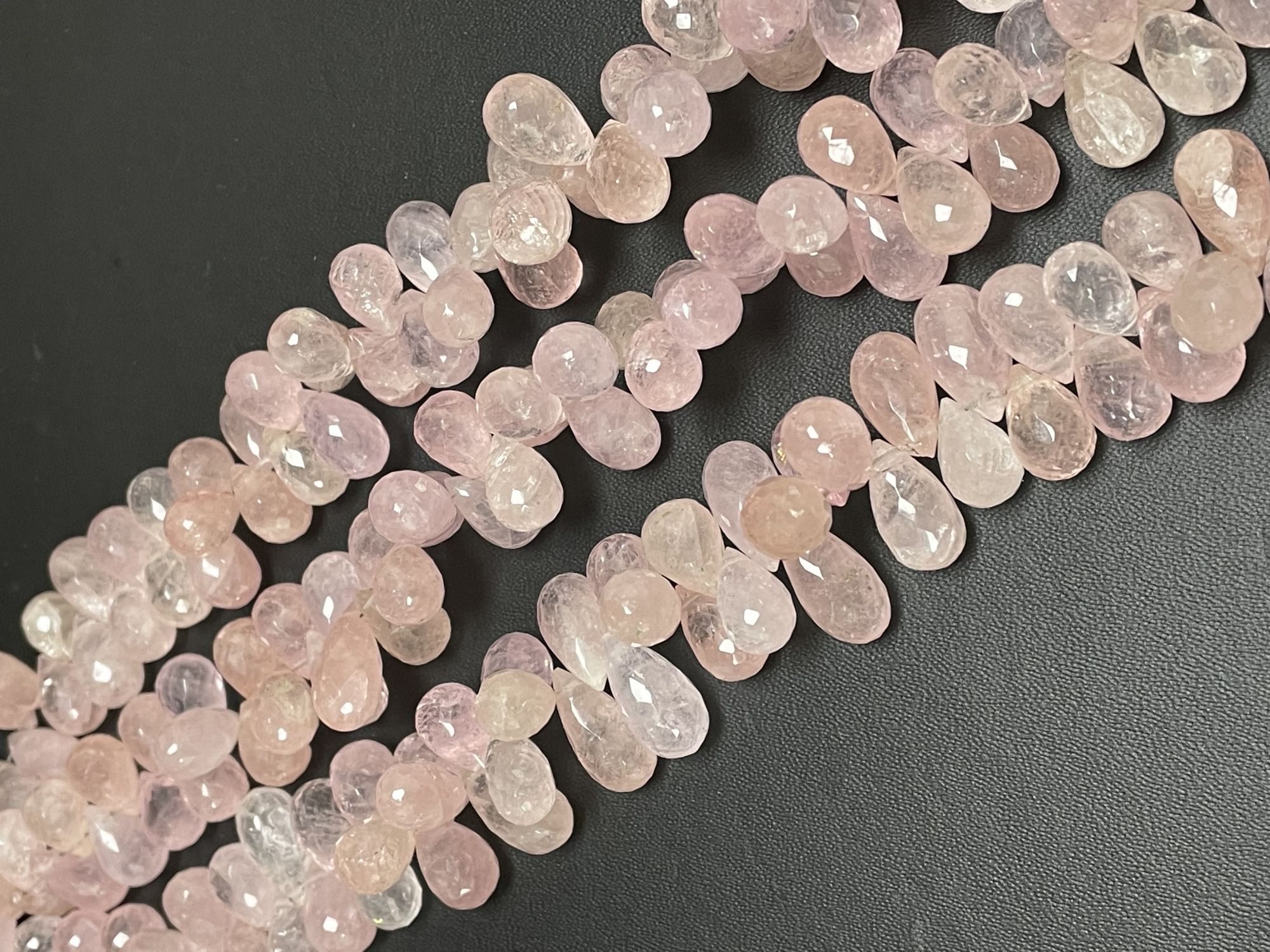 Morganite Drop Faceted