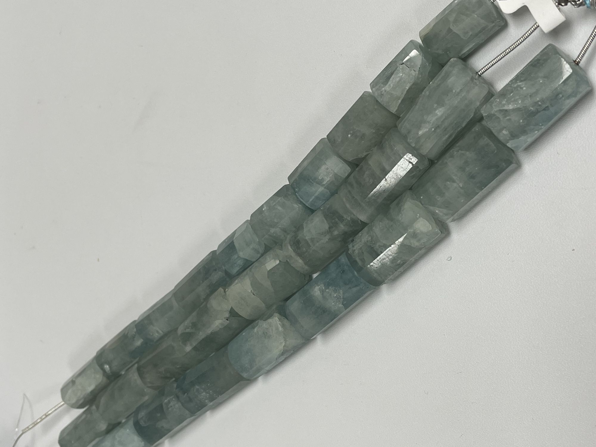 Aquamarine Tube Faceted