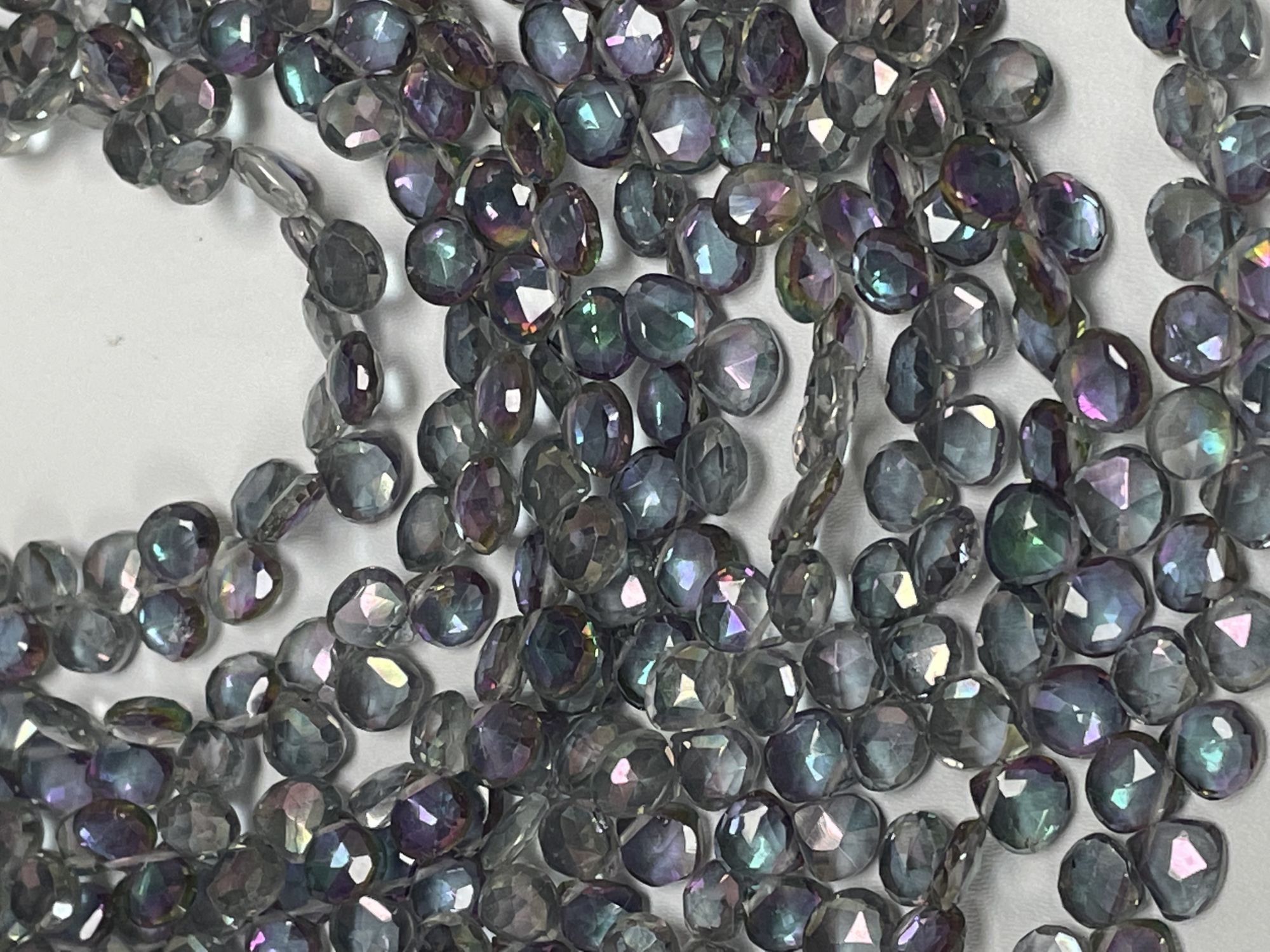 Mystic Topaz Heart Faceted