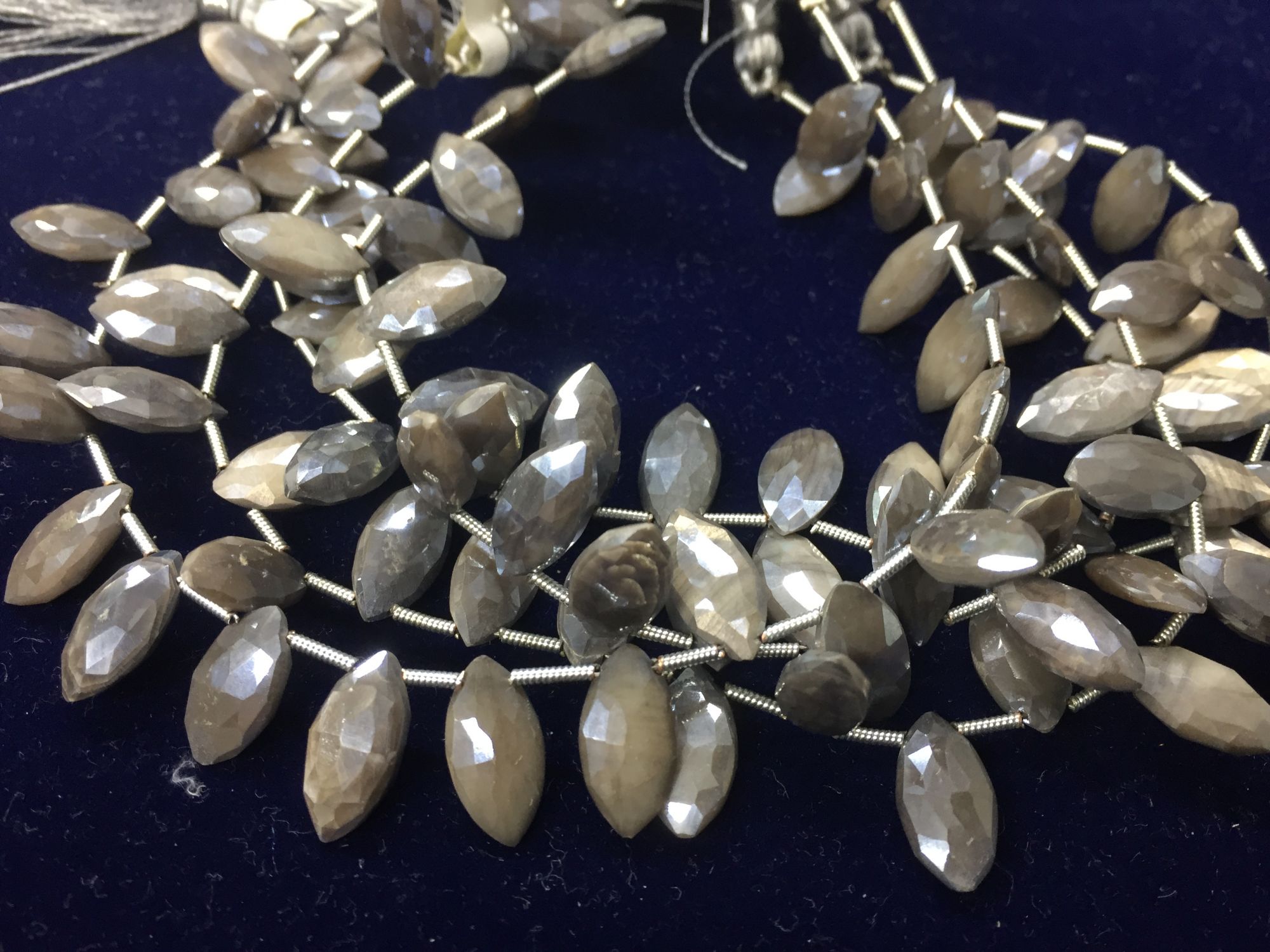 Moonstone Marquise Faceted