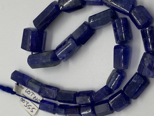 Tanzanite Tubes Faceted