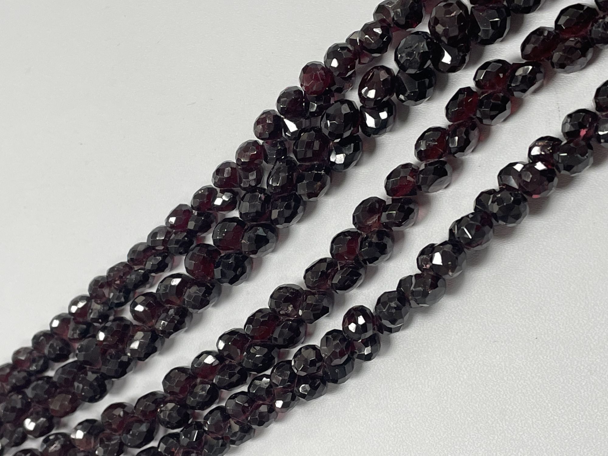 Garnet Onion Faceted