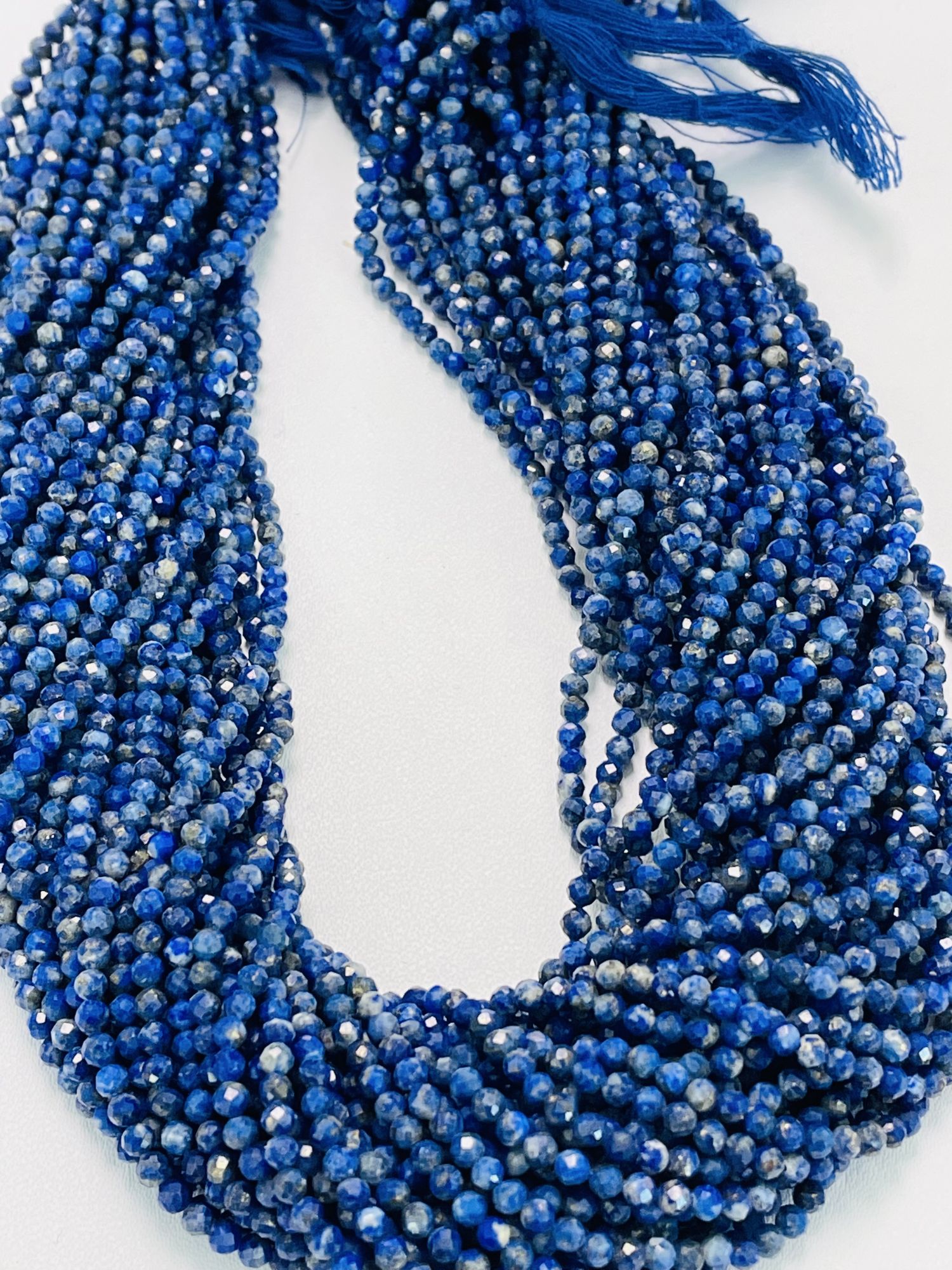 Lapis Lazuli Rondelle Faceted