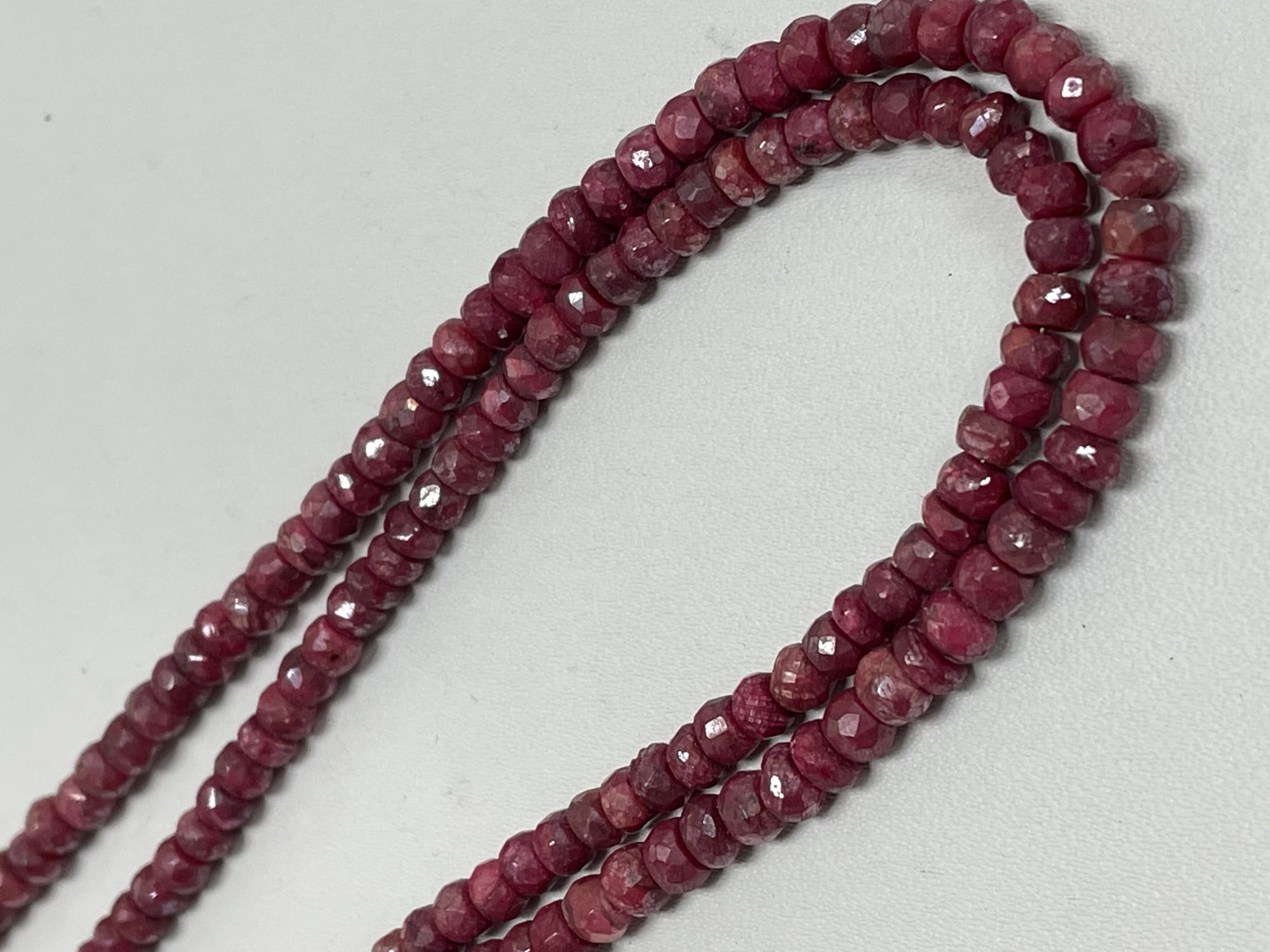 Ruby Rondelle Faceted