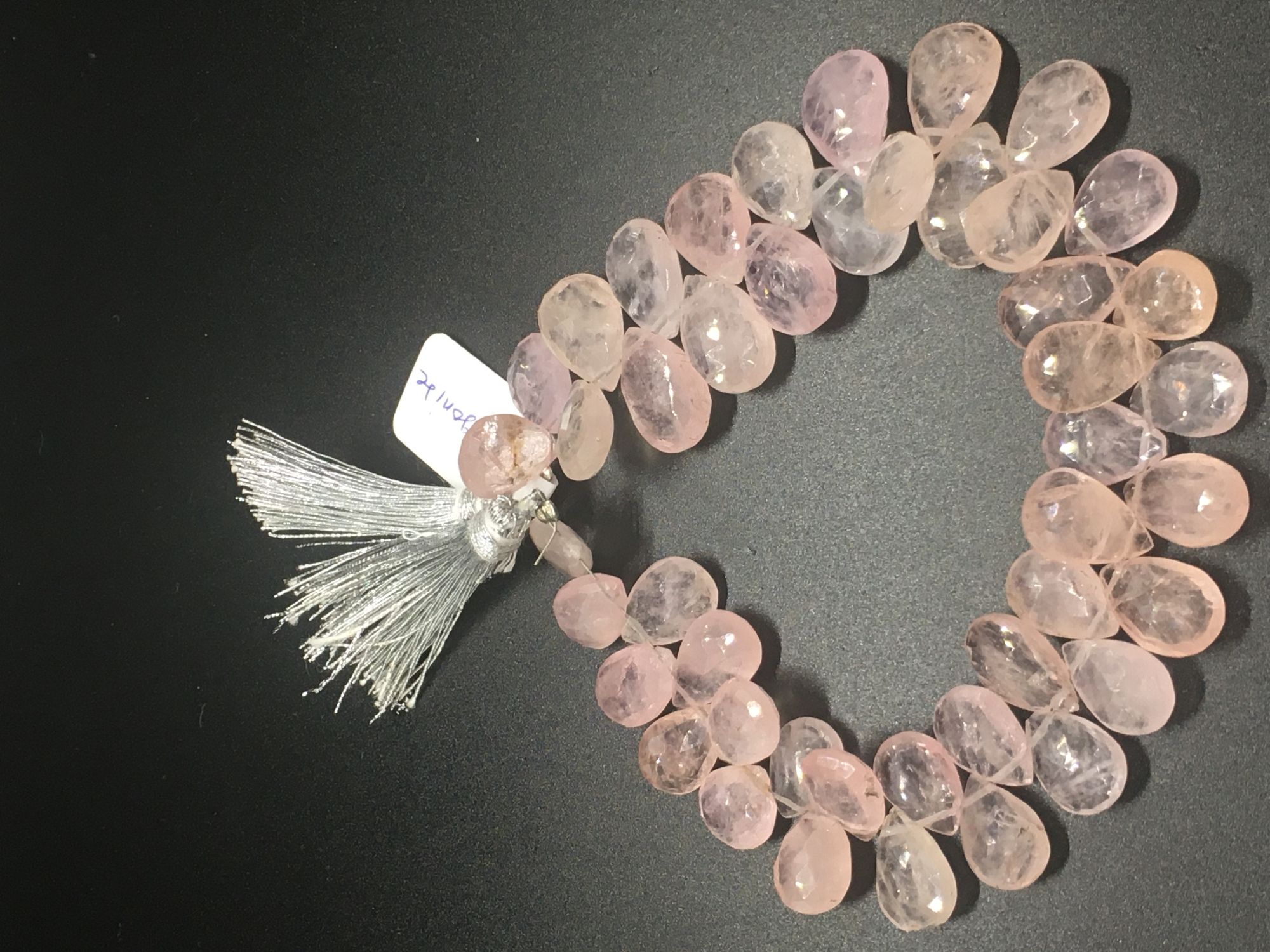 Morganite Pears Faceted