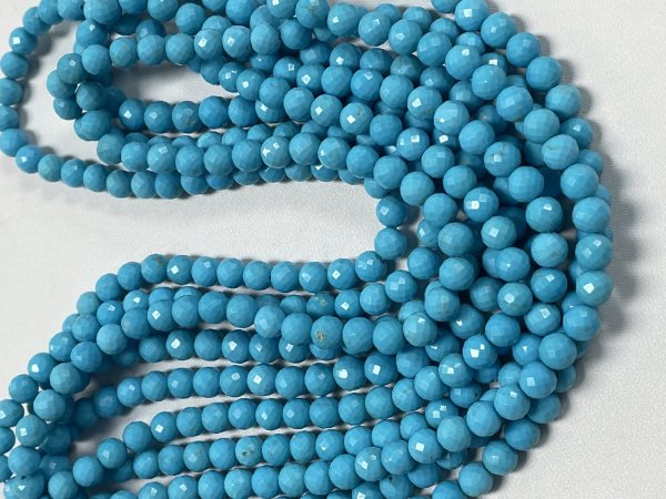 Turquoise Round Faceted