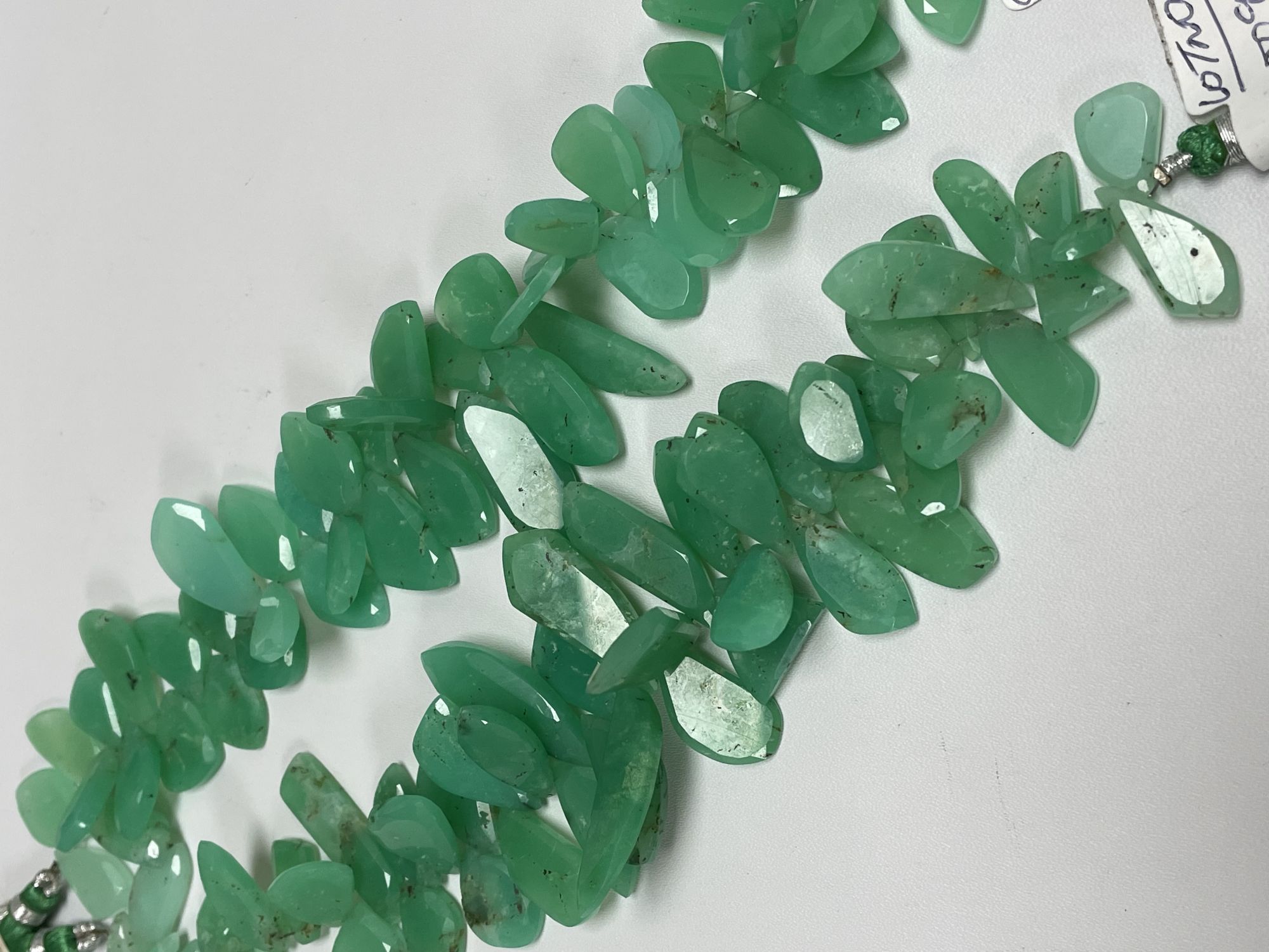 Chrysoprase Funky cut Faceted
