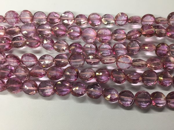Mystic Quartz Coins Faceted