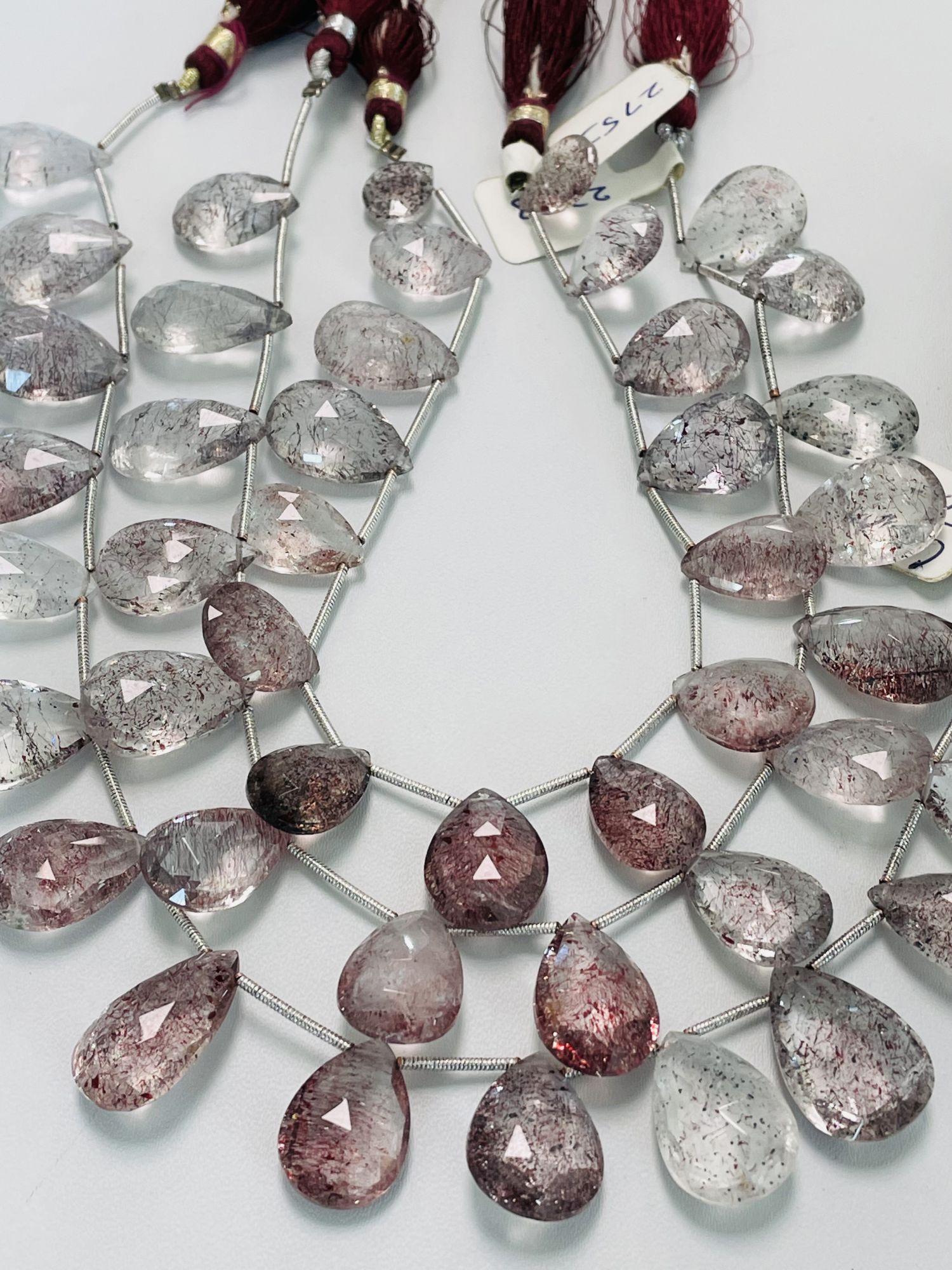 Moss Amethyst Pear Faceted