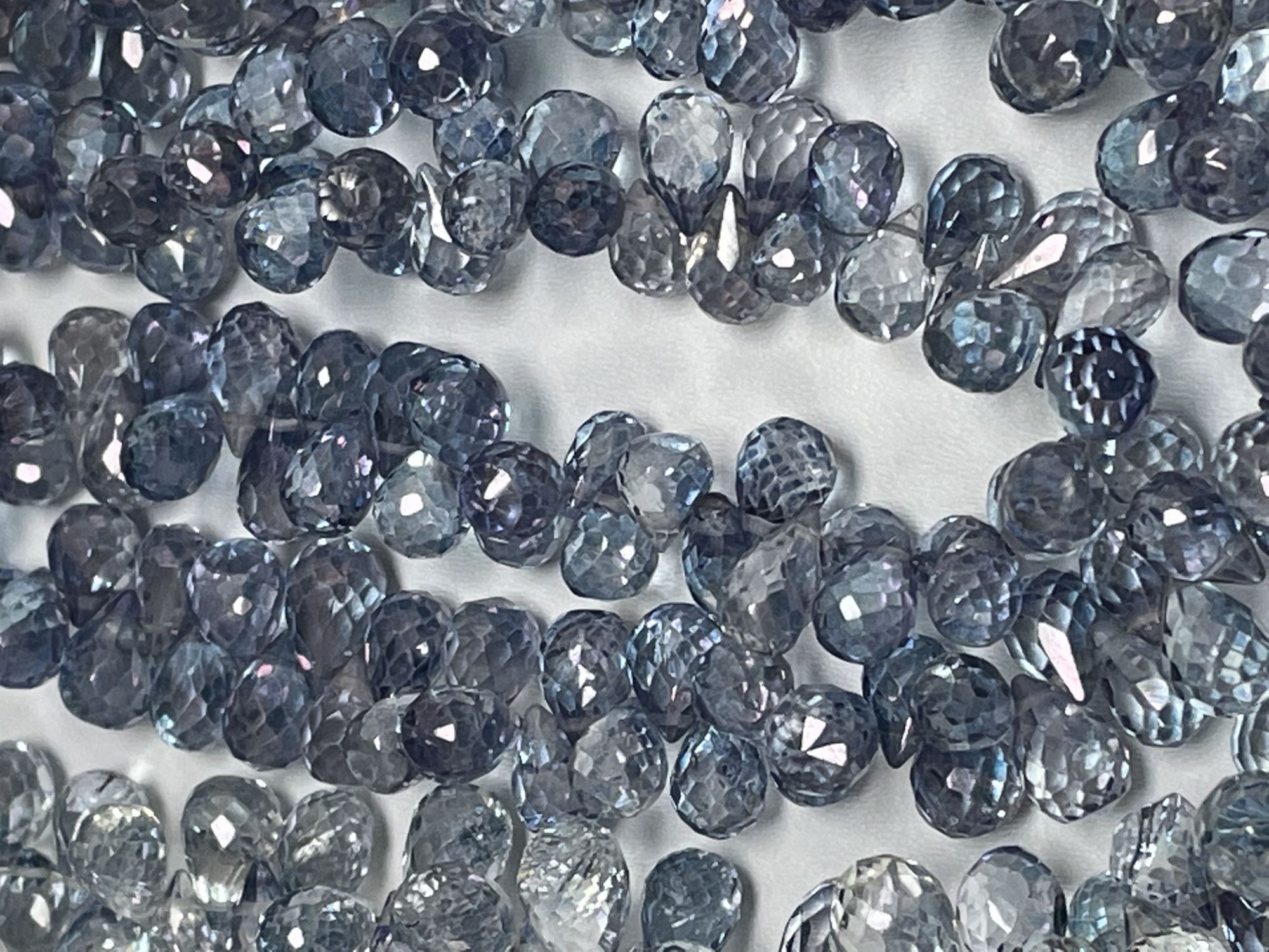 Mystic Topaz Drop Faceted