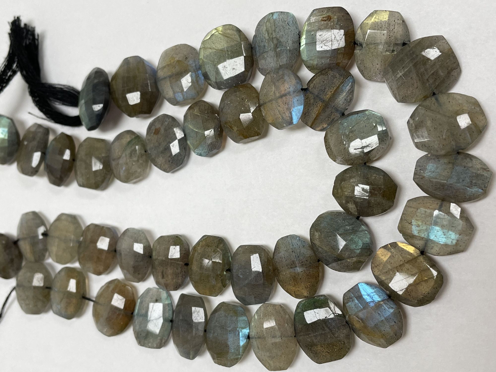 Labradorite Barrel Faceted