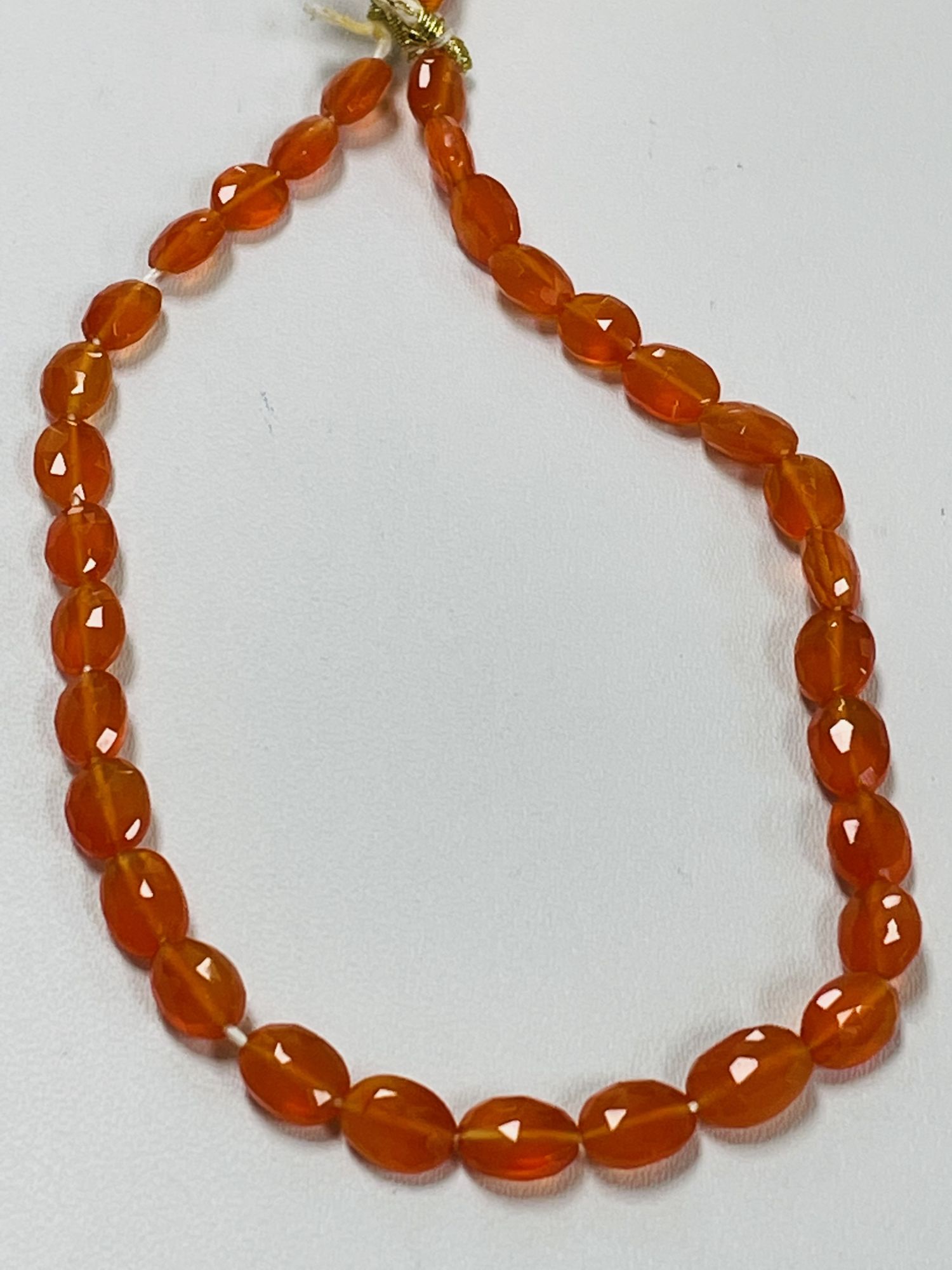 Carnelian Oval Faceted