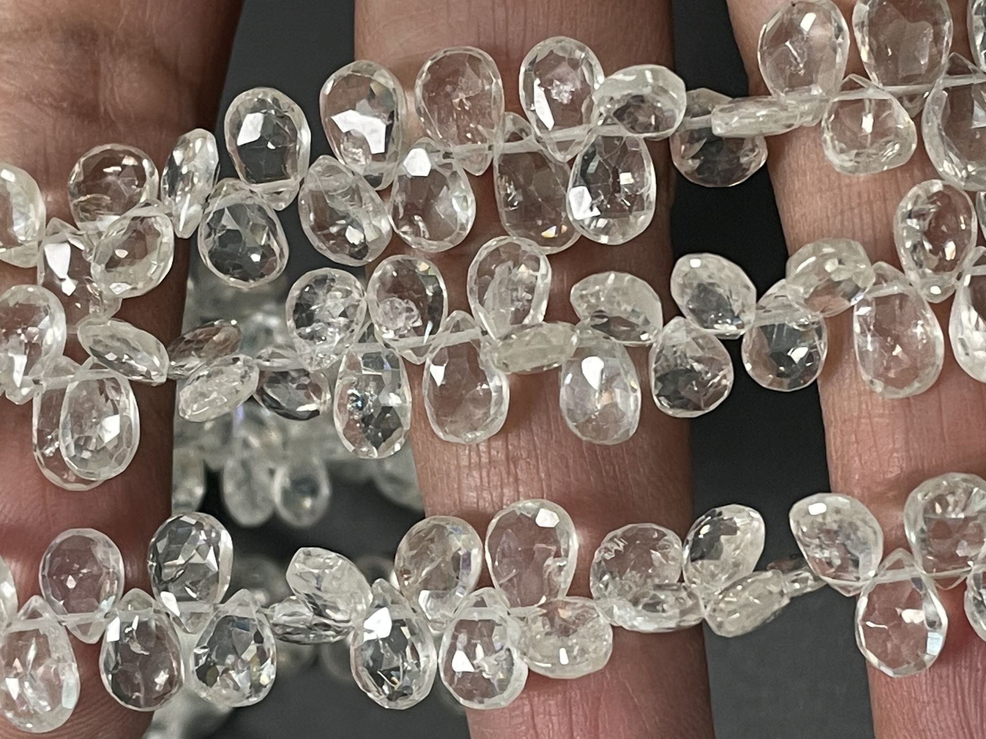 Zircon Pear Faceted