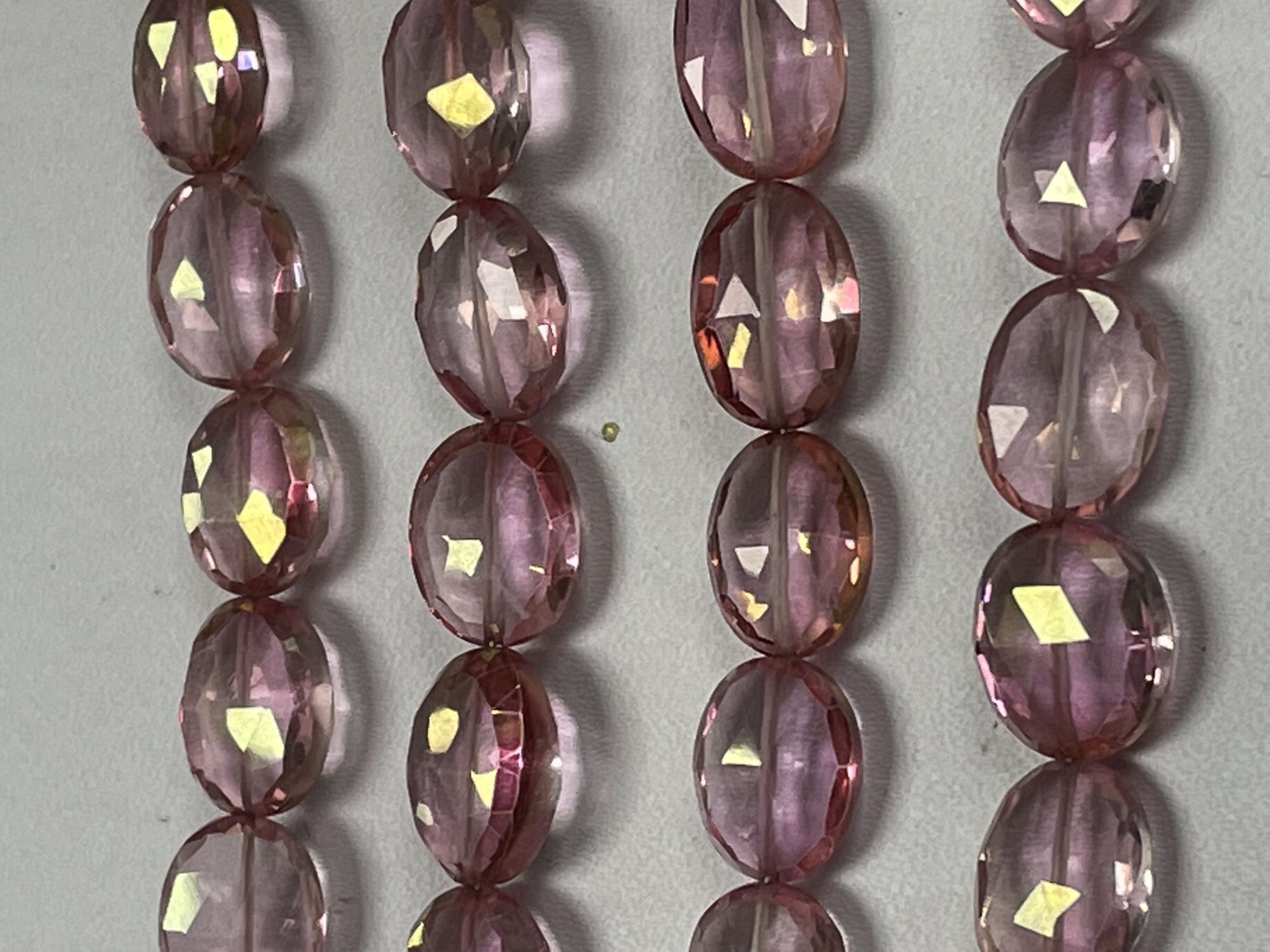 Pink Mystic Quartz Oval Faceted