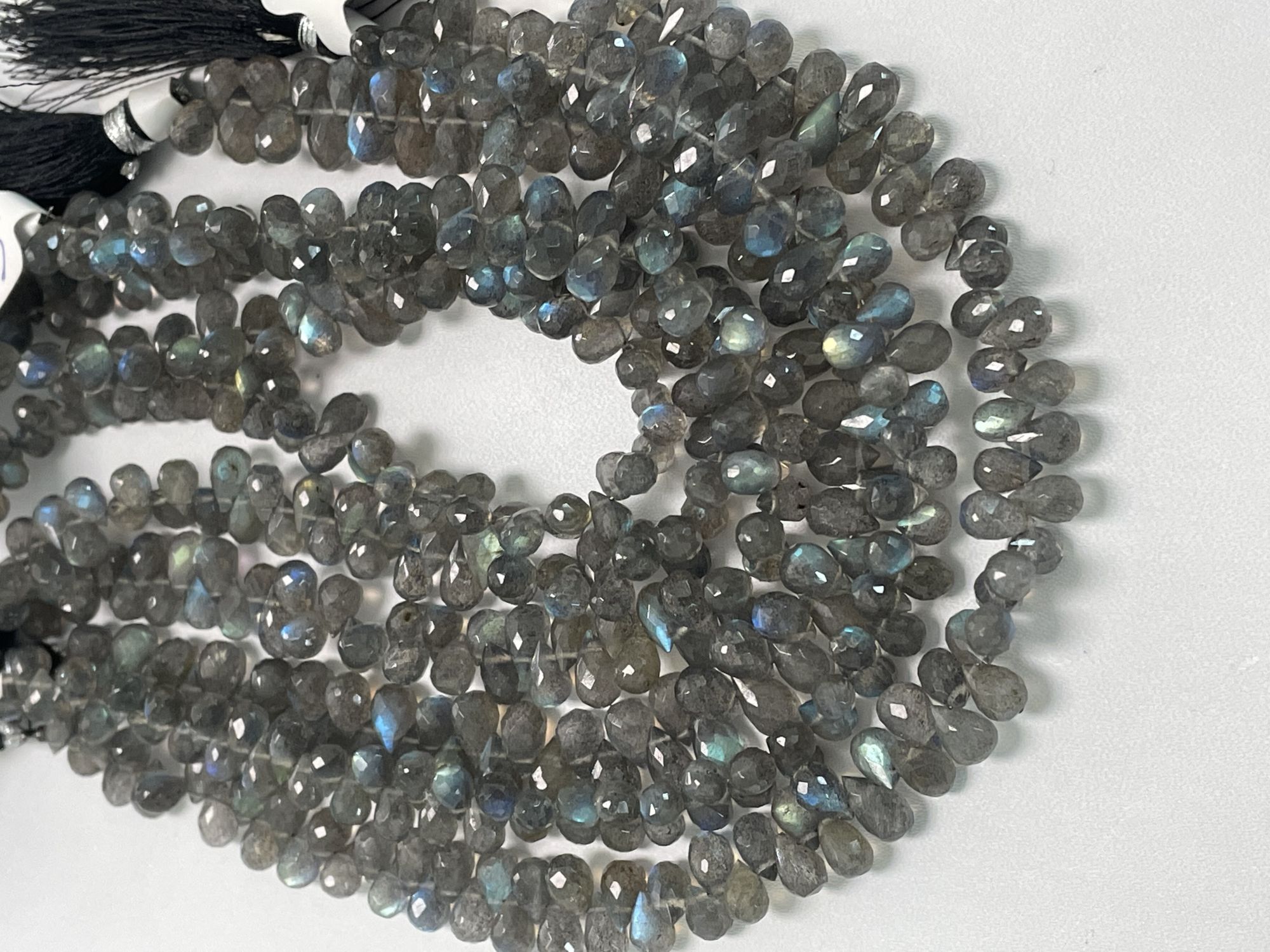 Labradorite Drop Faceted