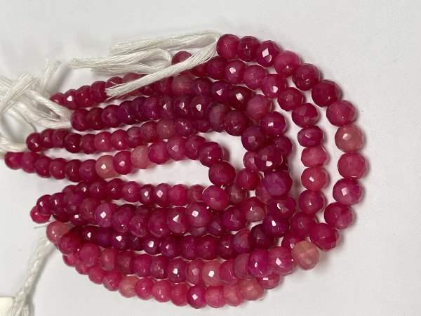 Pink Chalcedony Round Faceted