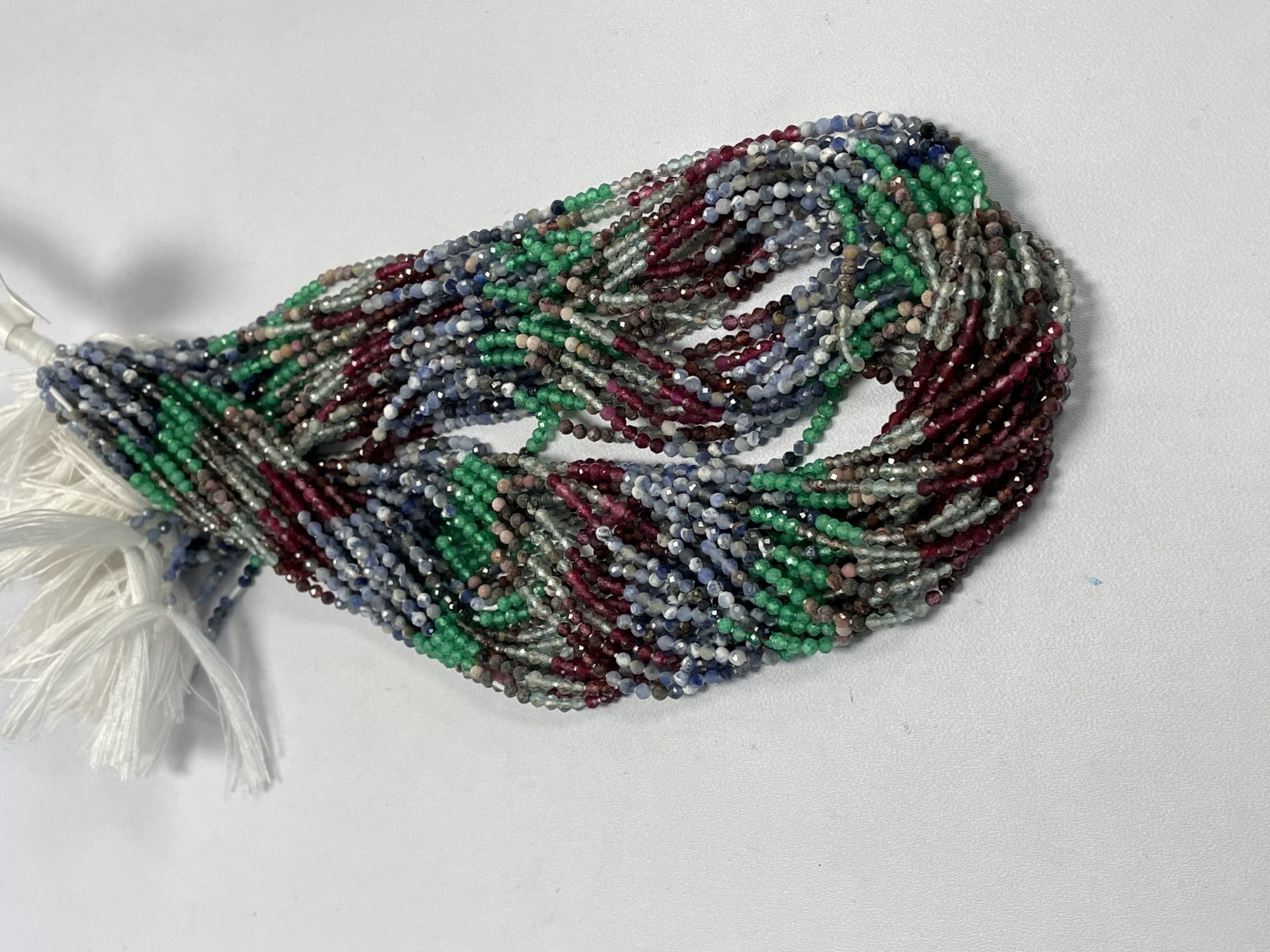 Multistone Rondelle Faceted