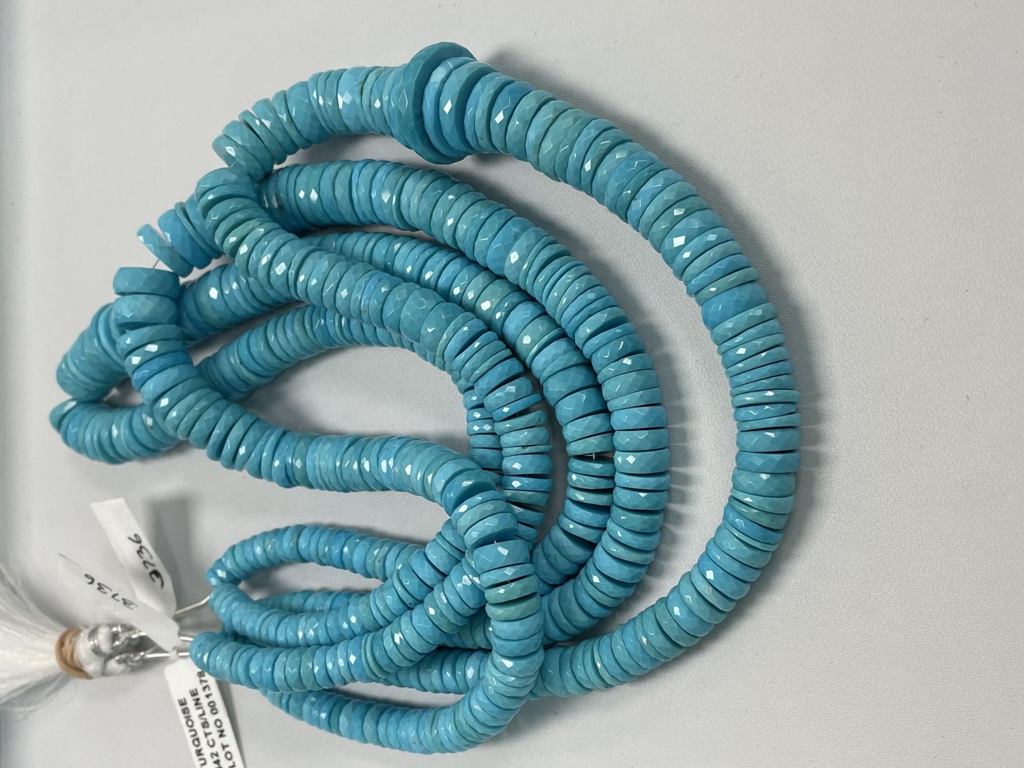 Turquoise Tire Faceted