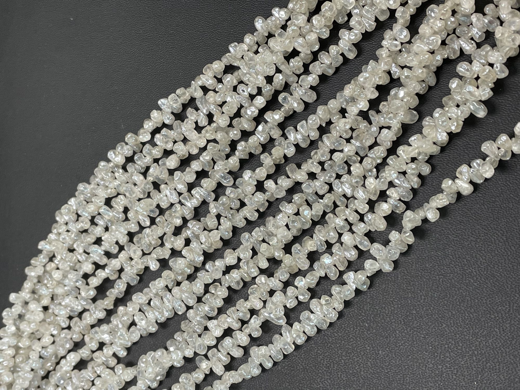 Zircon Drop Organic Cut Faceted