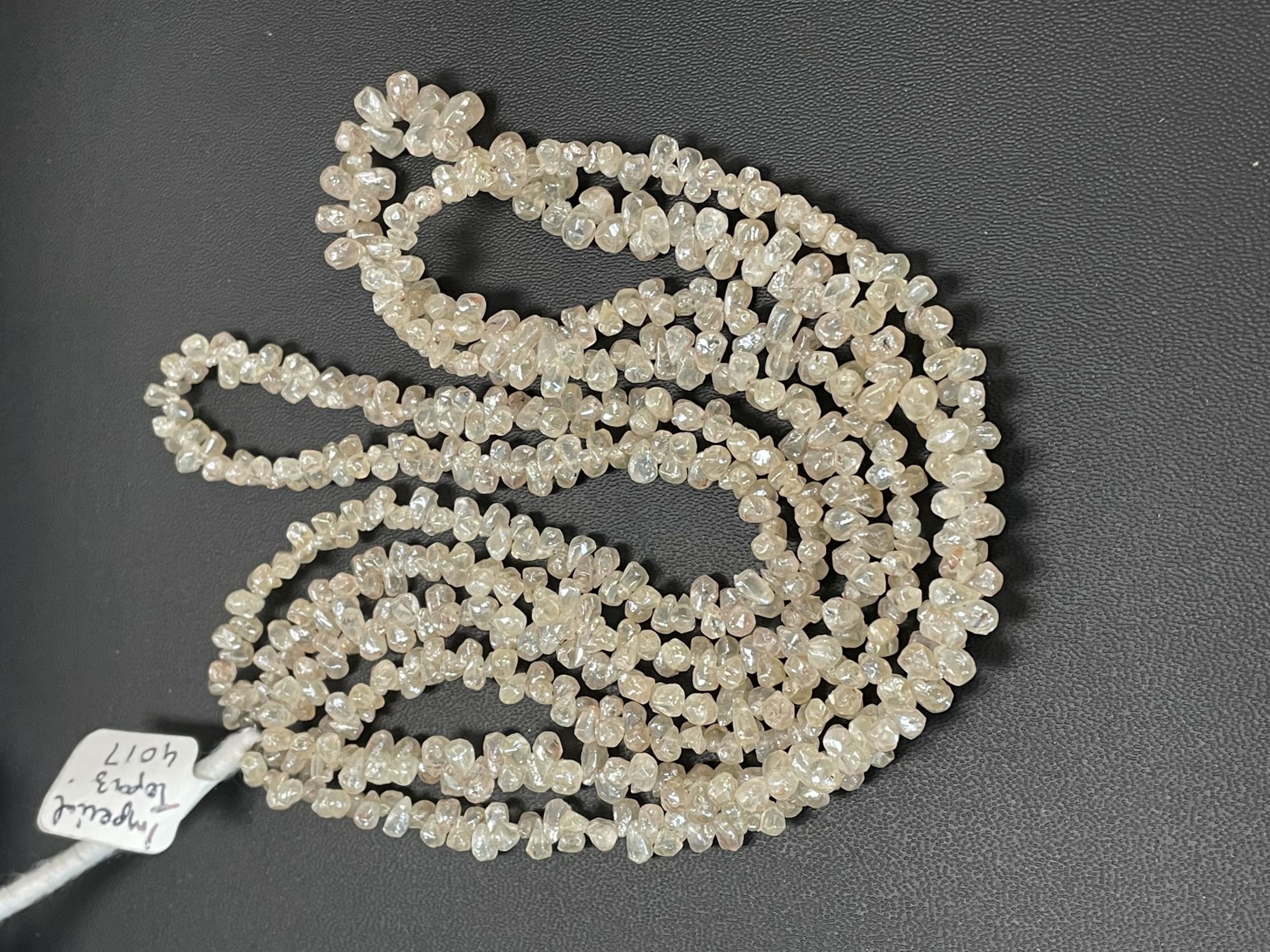 Imperial Topaz Drop Organic Cut Faceted