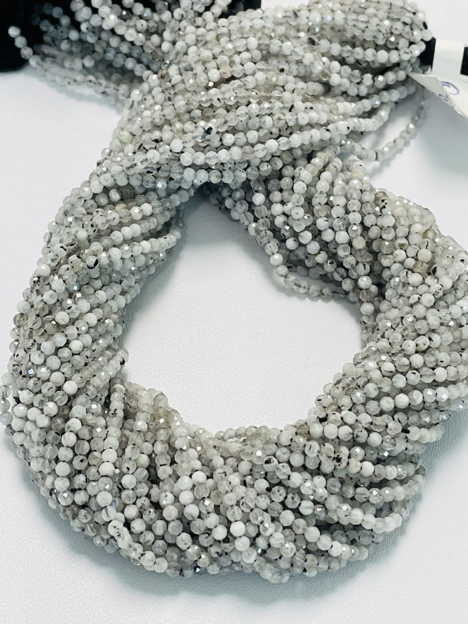 Moonstone Rondelle Faceted