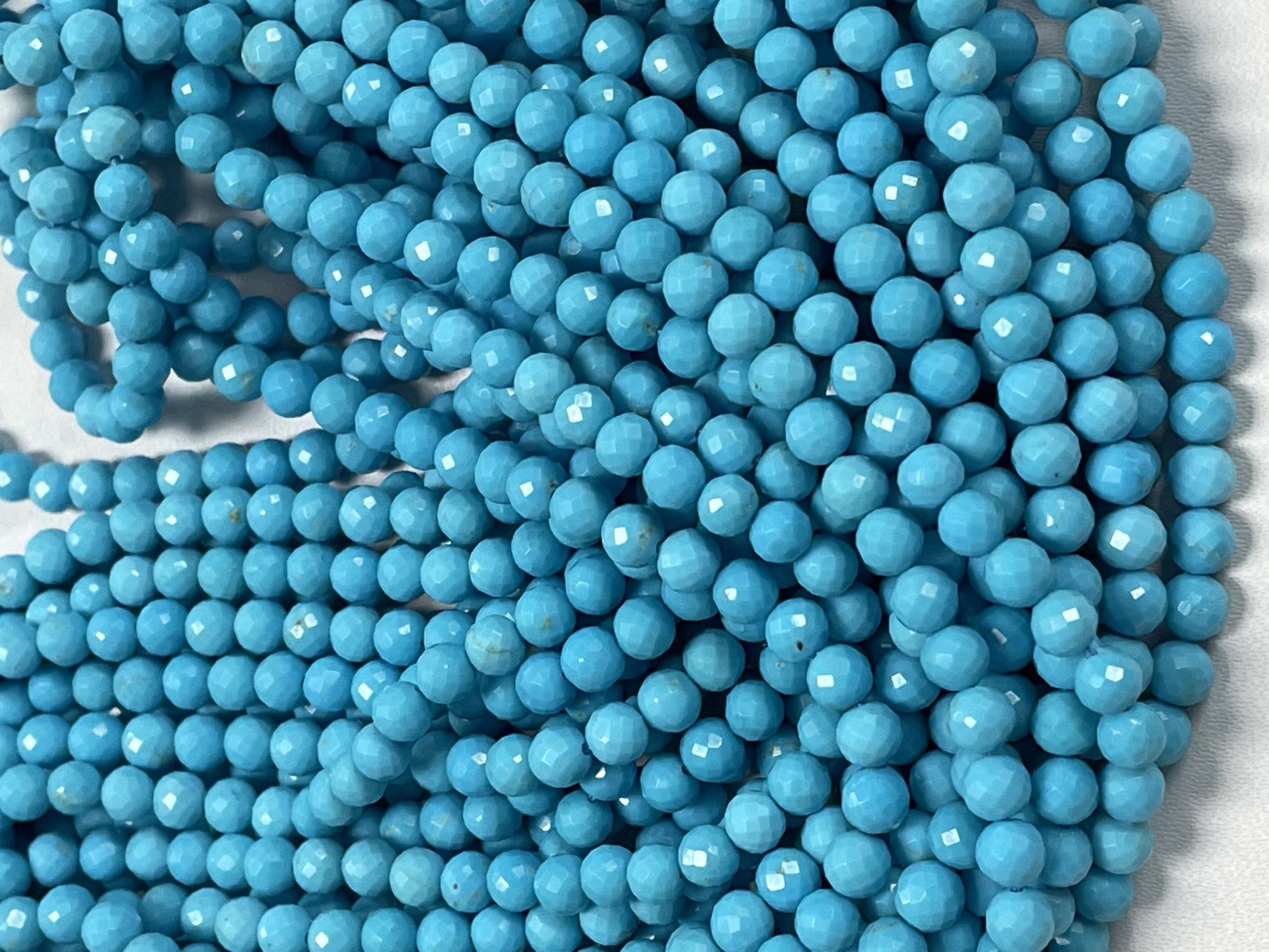 Turquoise Round Faceted