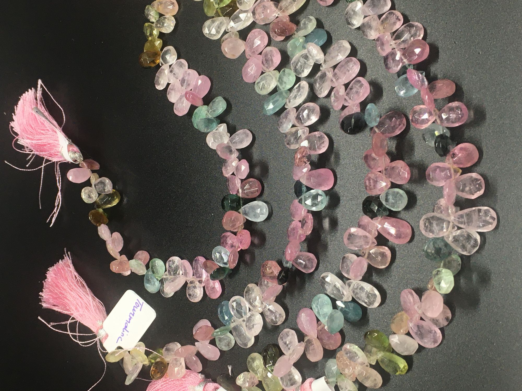 Tourmaline Pears Faceted