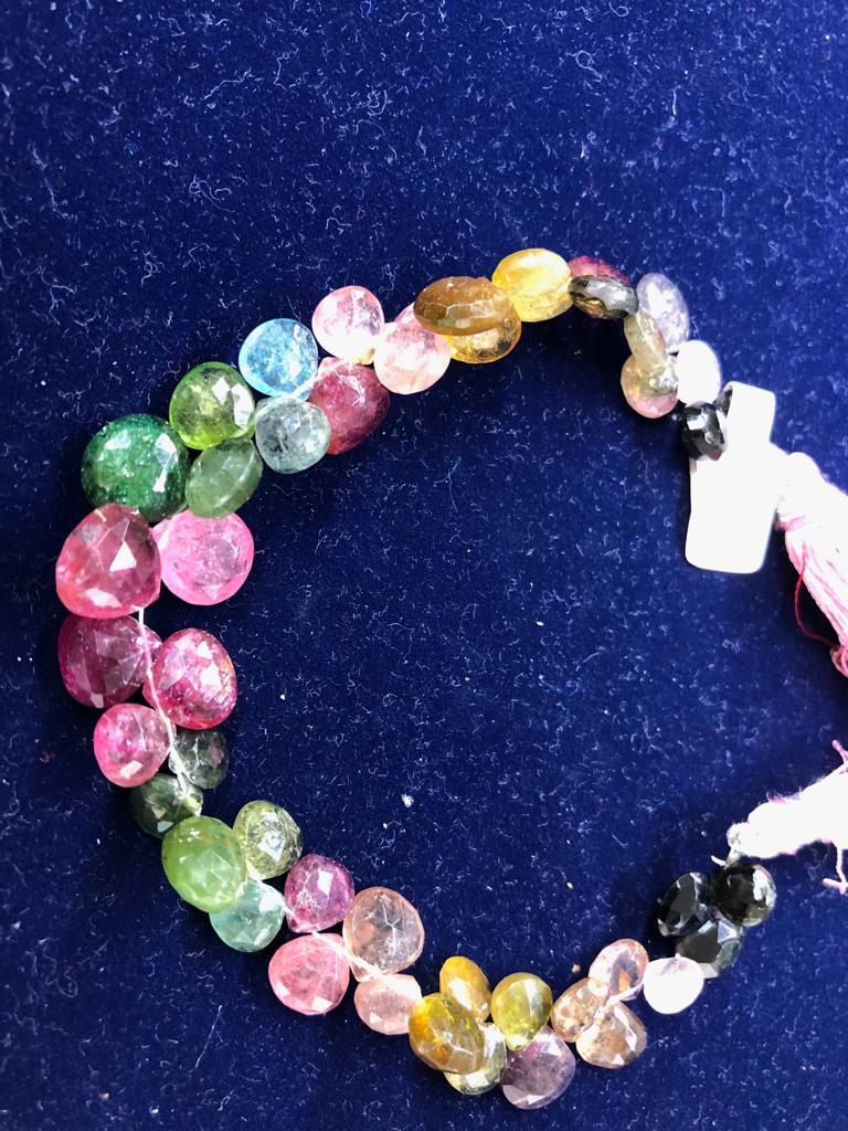 Watermelon Tourmaline Heart Faceted