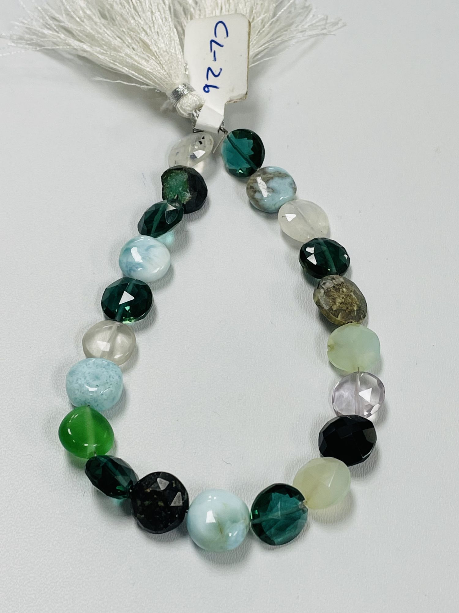 Multistone Coin Faceted