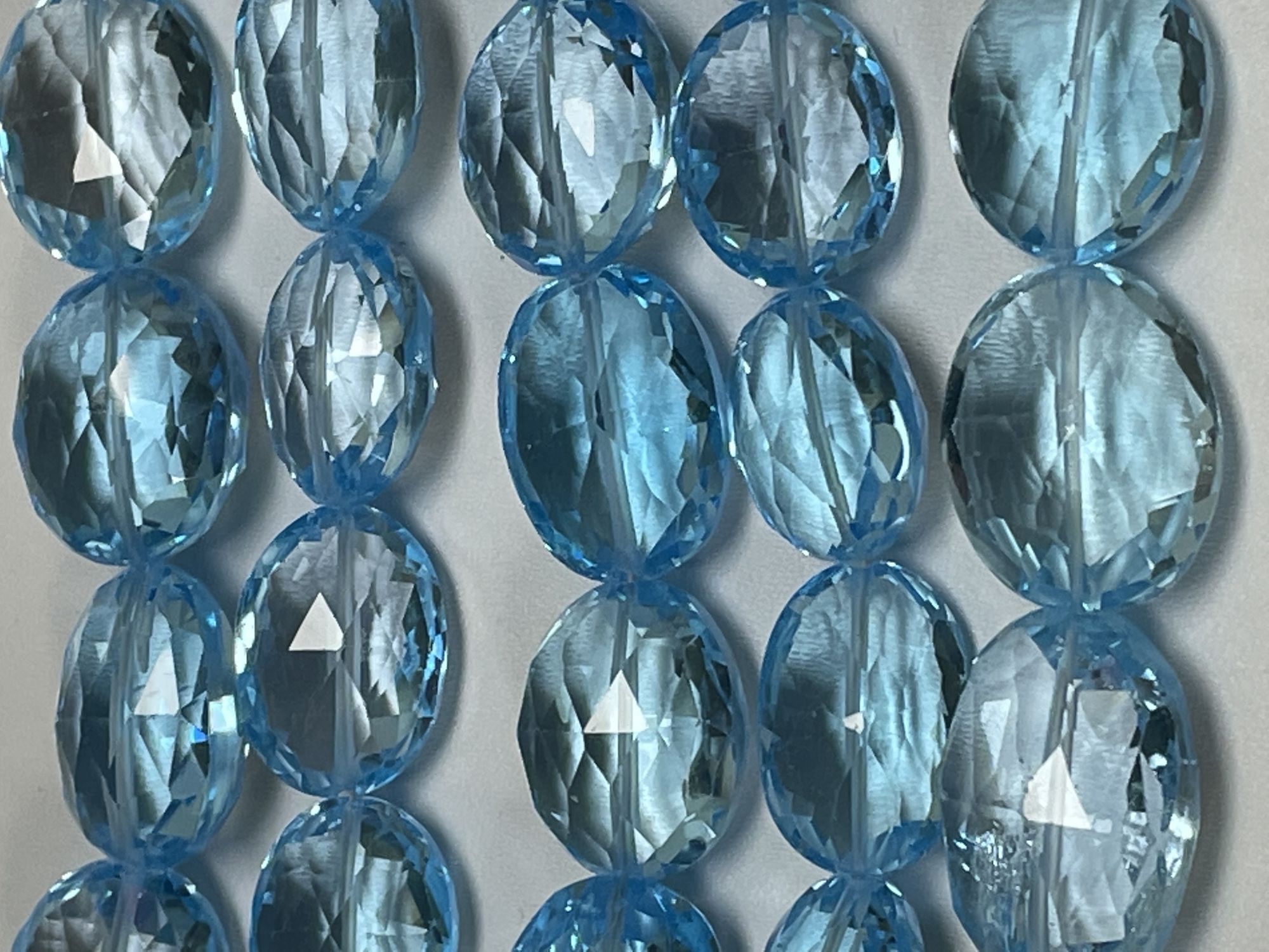 Sky Blue Topaz Oval Faceted