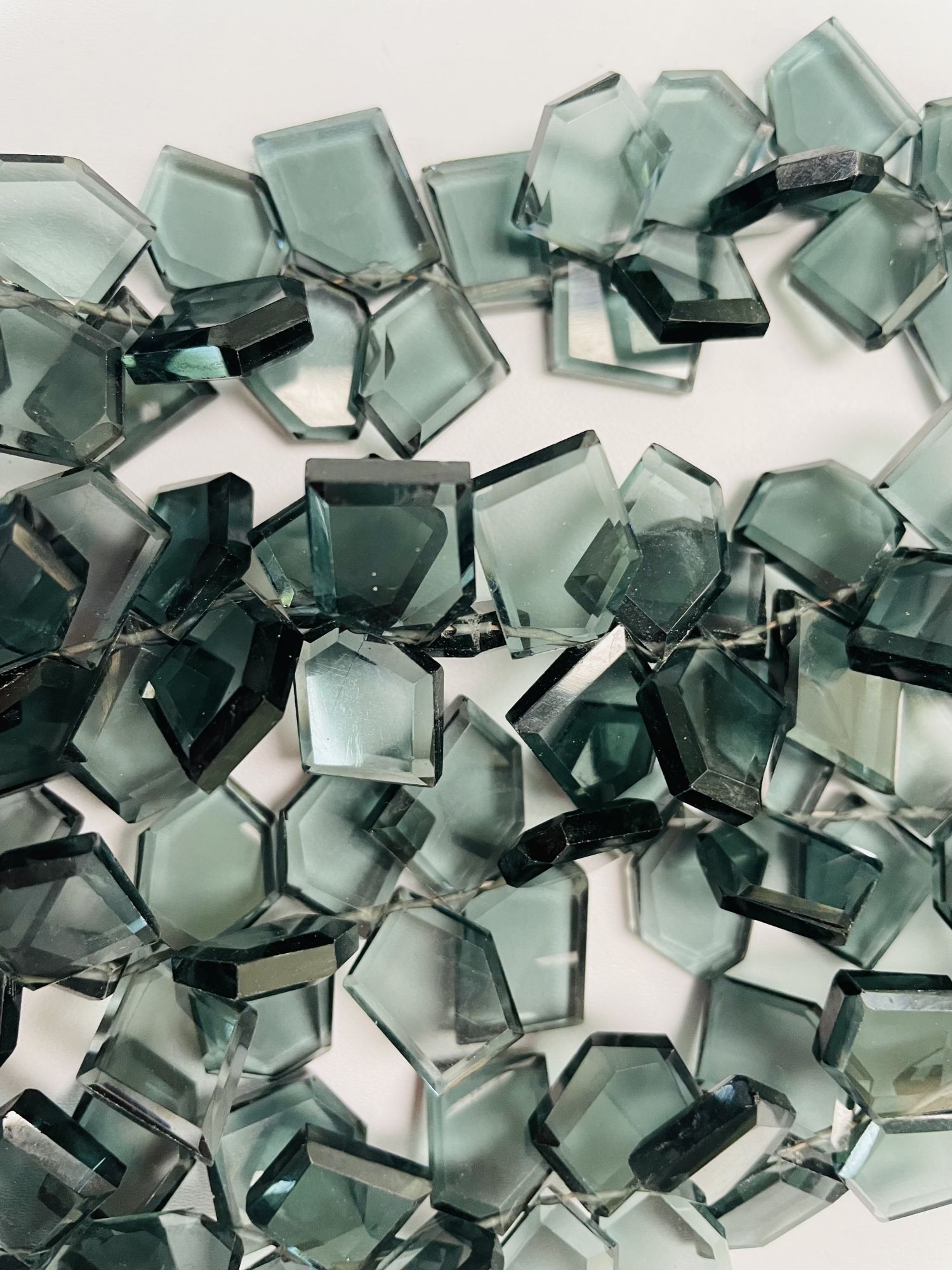 Grey Hydro Quartz Funky Slices