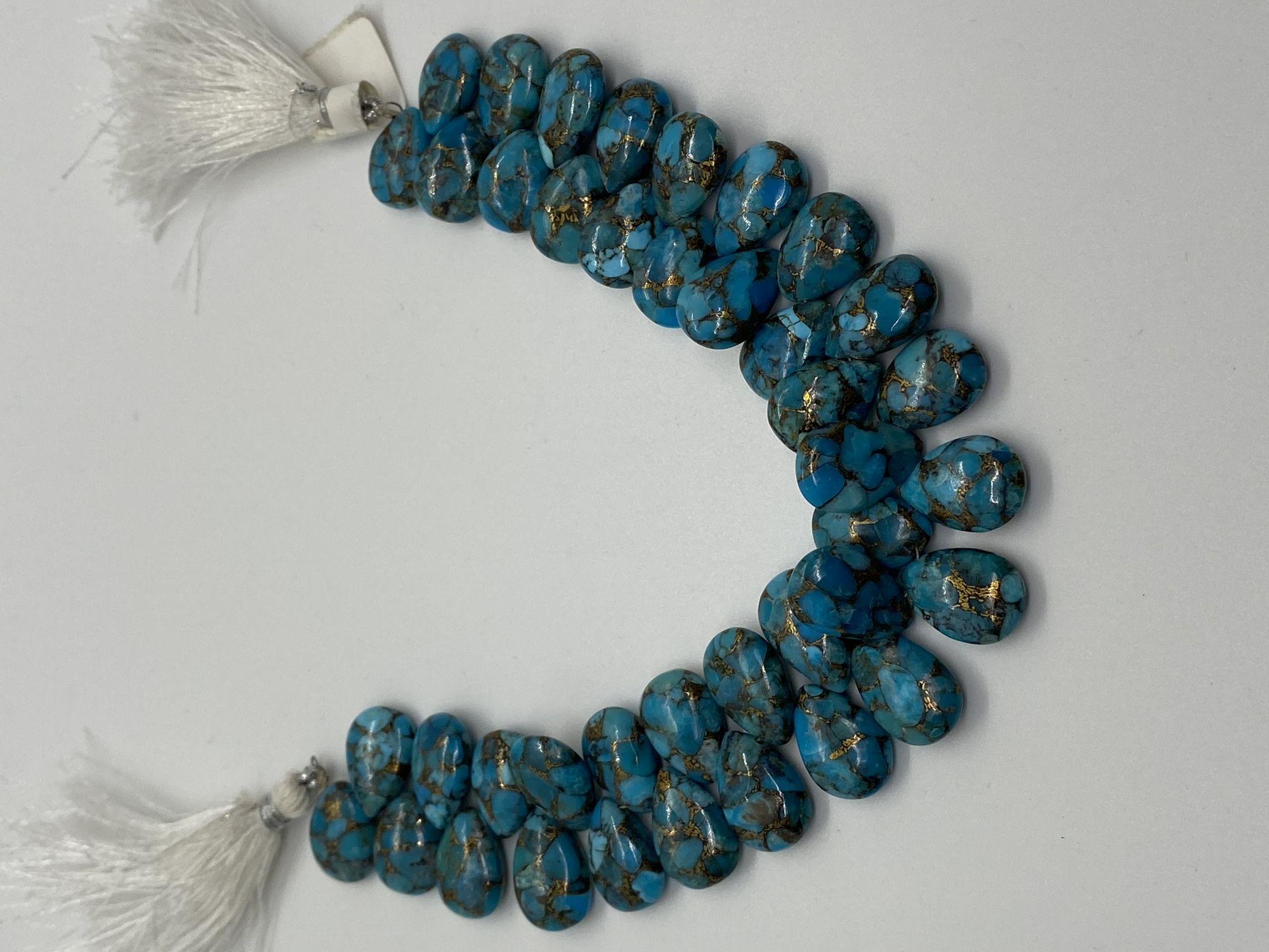 Turquoise Pears with Copper Infused