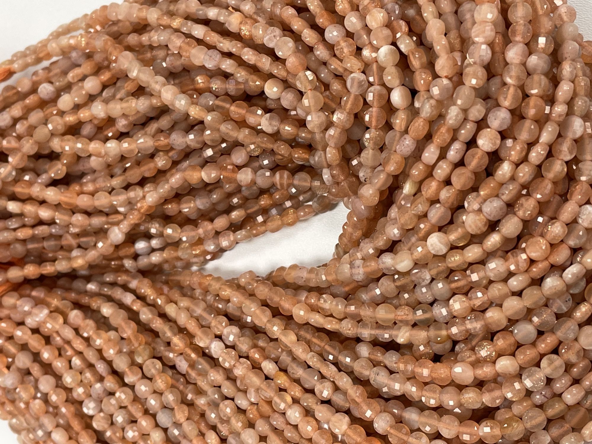 Sunstone Coin Faceted