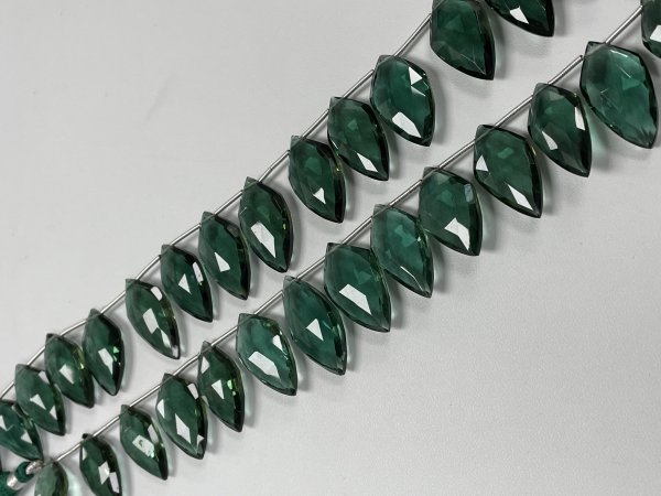 Green Hydro Quartz Arrowhead Faceted