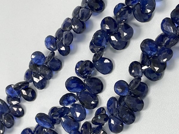 Blue Sapphire Pear Faceted