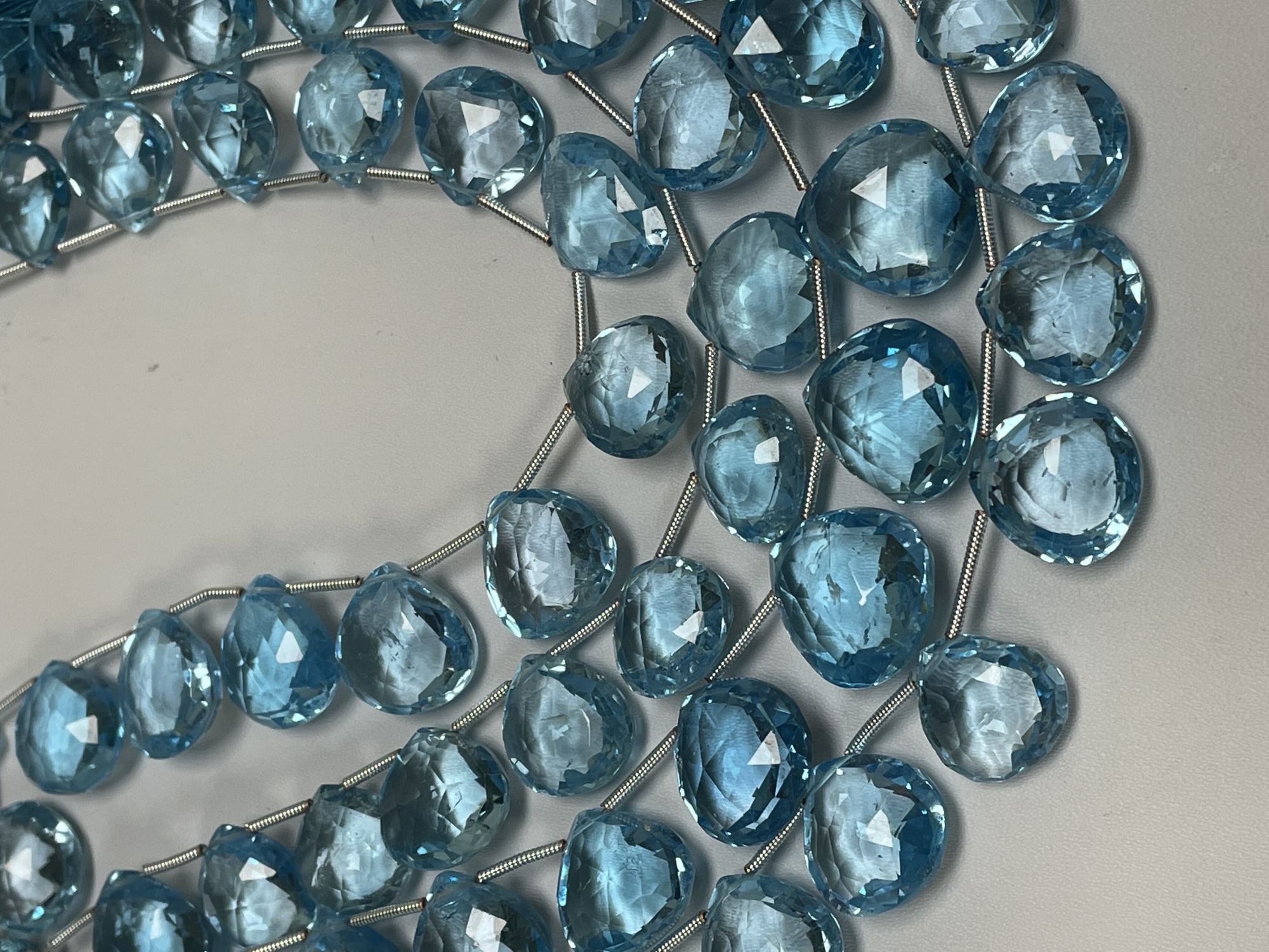Sky Blue Topaz Heart Faceted